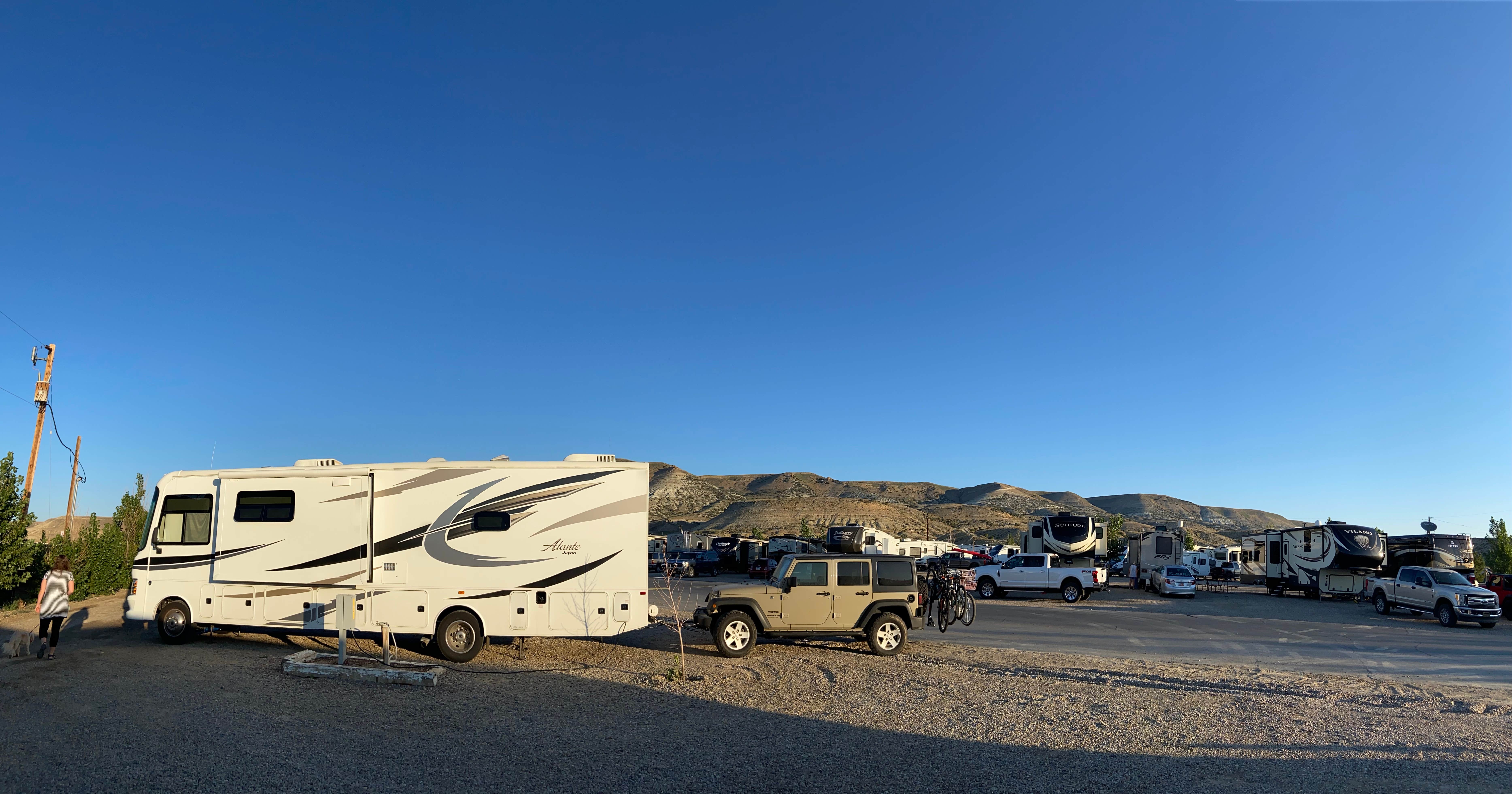 Zach H.'s photo of rv camping at Rock Springs/Green River KOA Journey near Green River, WY