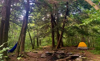 Emily S.'s photo of tent camping at Giant Ledge Primitive Camp near Spring Glen, NY