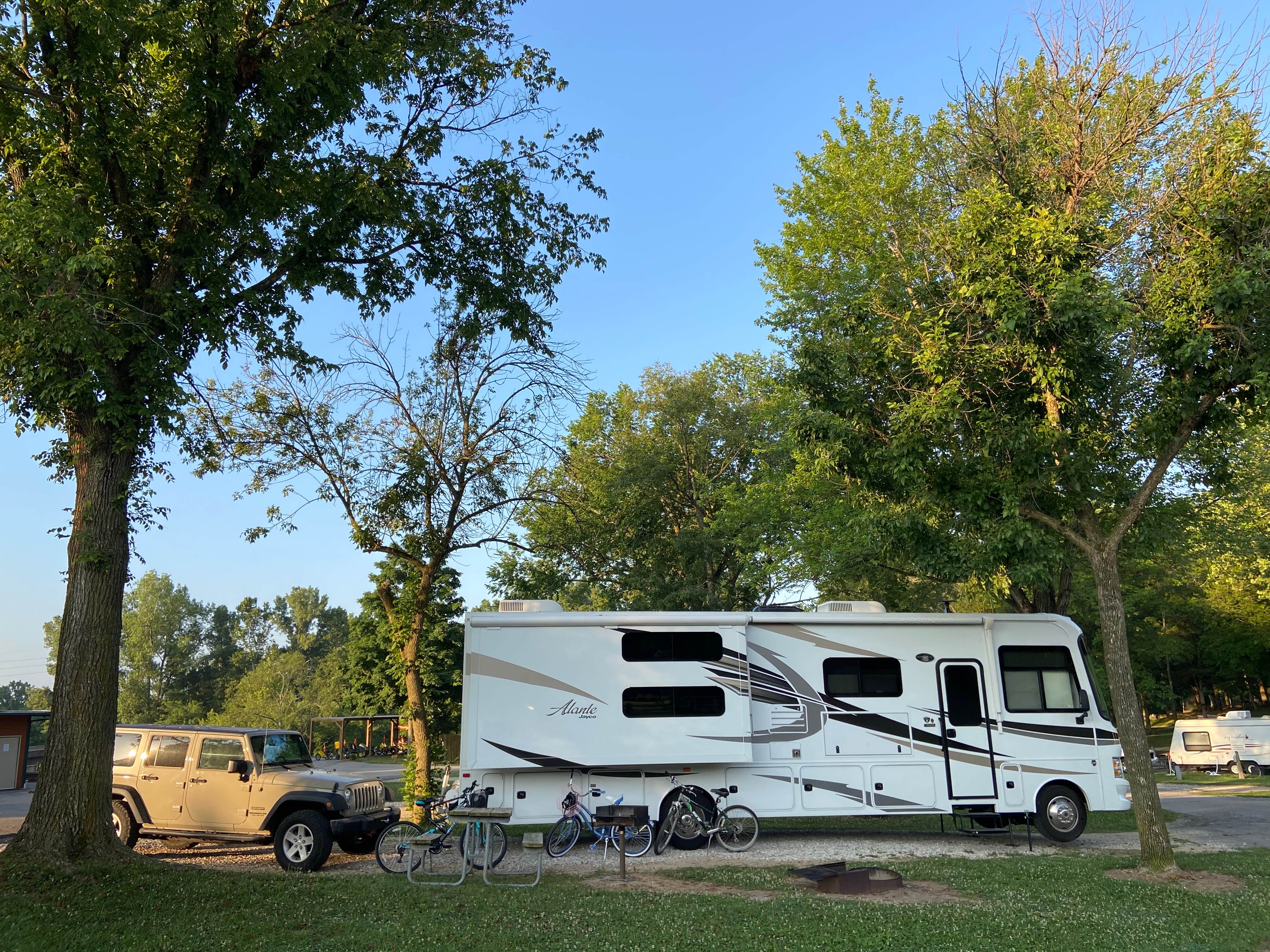 Zach H.'s photo of rv camping at St. Louis West / Historic Route 66 KOA near Prairie du Rocher, IL