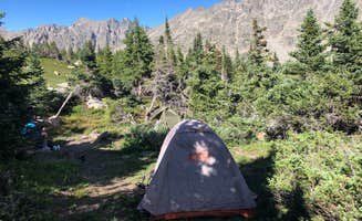 Mitchell H.'s photo of tent camping at Caribu Lake V.I.A Arapahoe Pass Trail near Parshall, CO