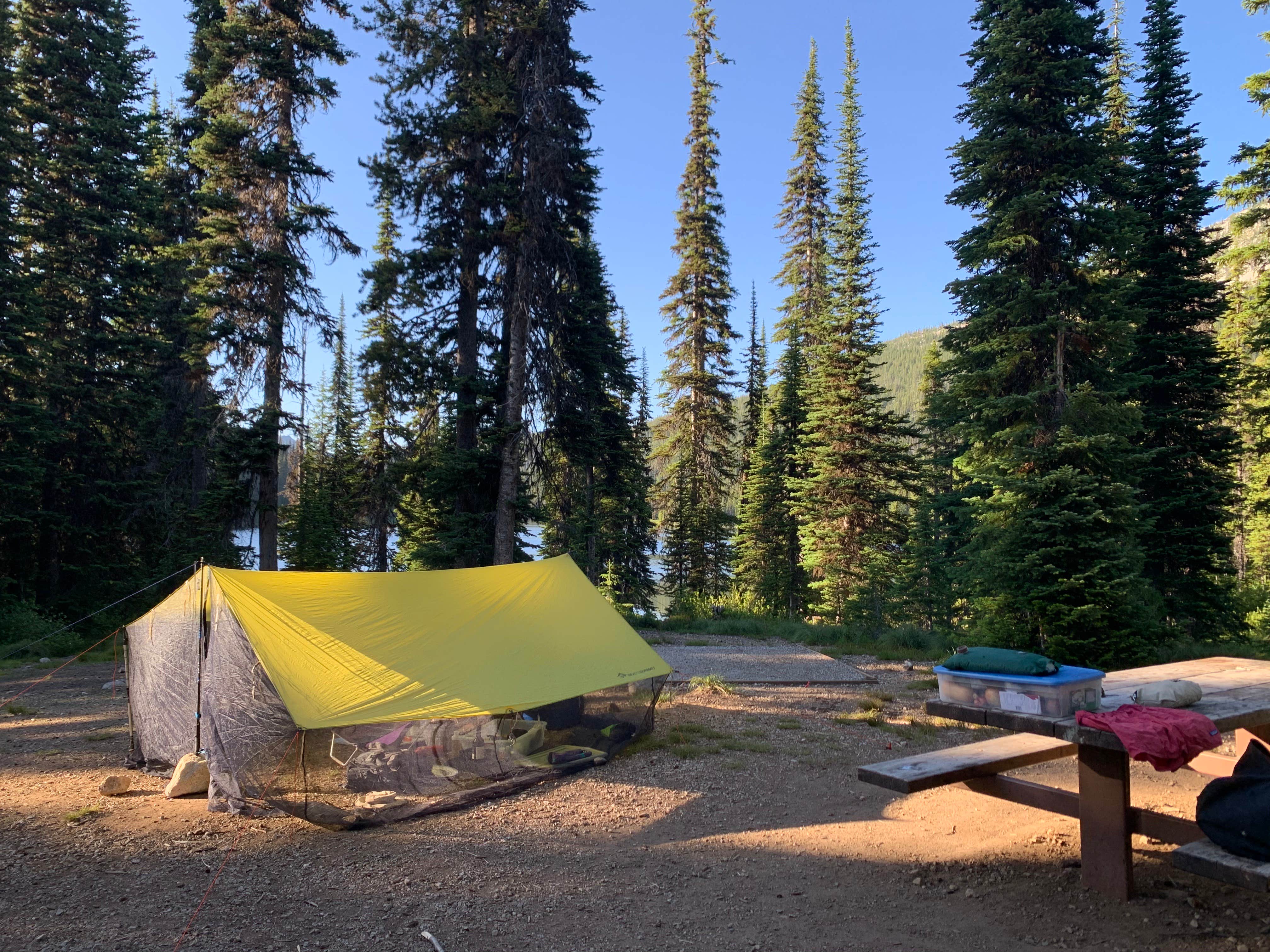 Camping near Sabe Vista Point: Schumaker Campground, Darby, Montana