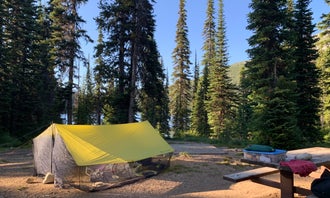 Camping near Woods Cabin: Schumaker Campground, Darby, Montana