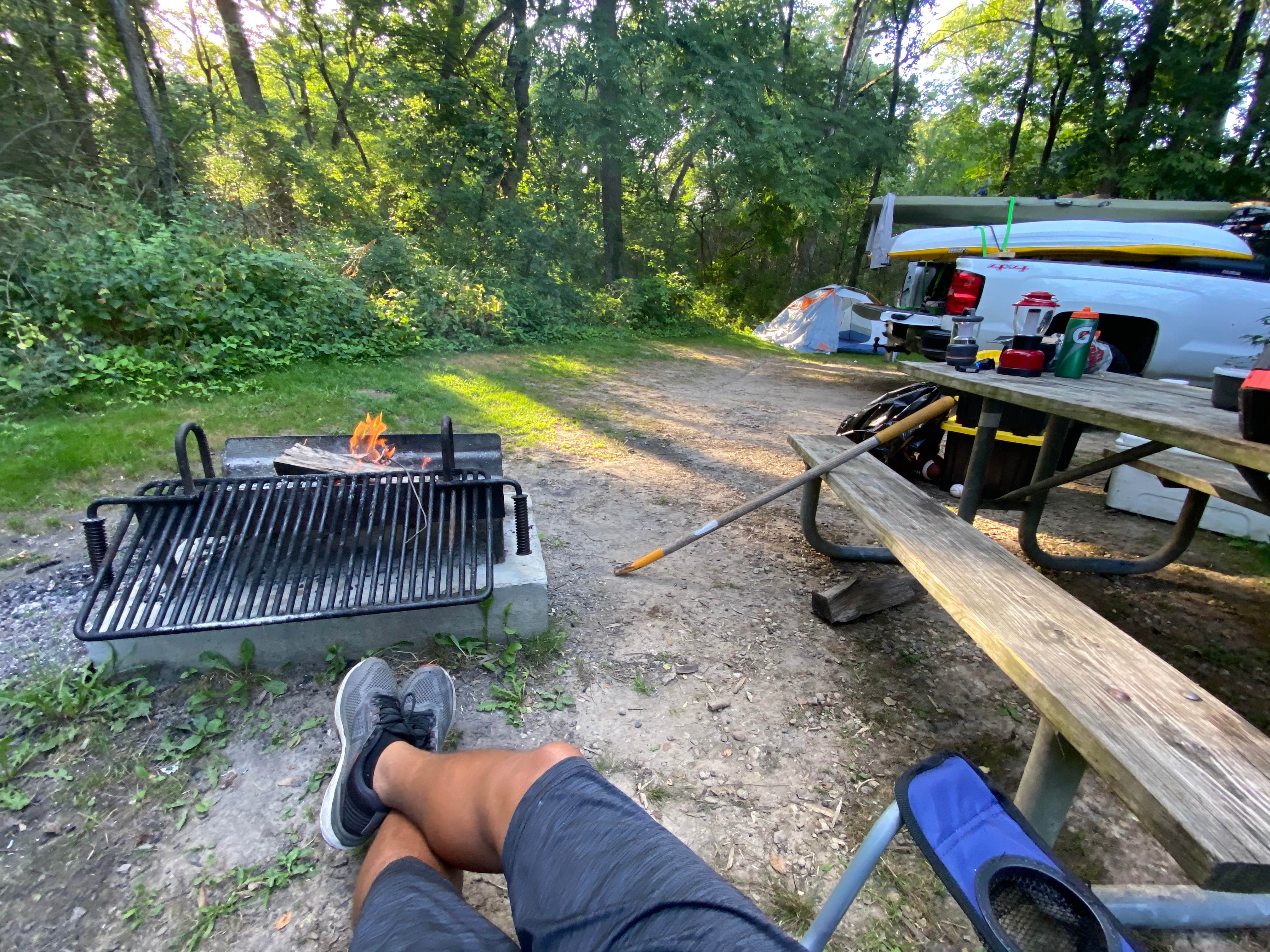 Camper-submitted photo at Rock Cut State Park - Staghorn Campground in Illinois