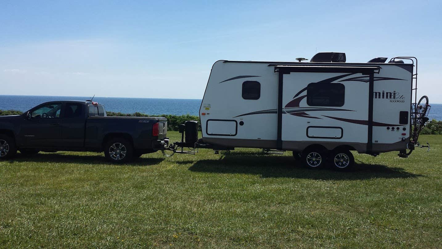 Camper-submitted photo at Fishermens Memorial State Park Campground near Block Island, RI