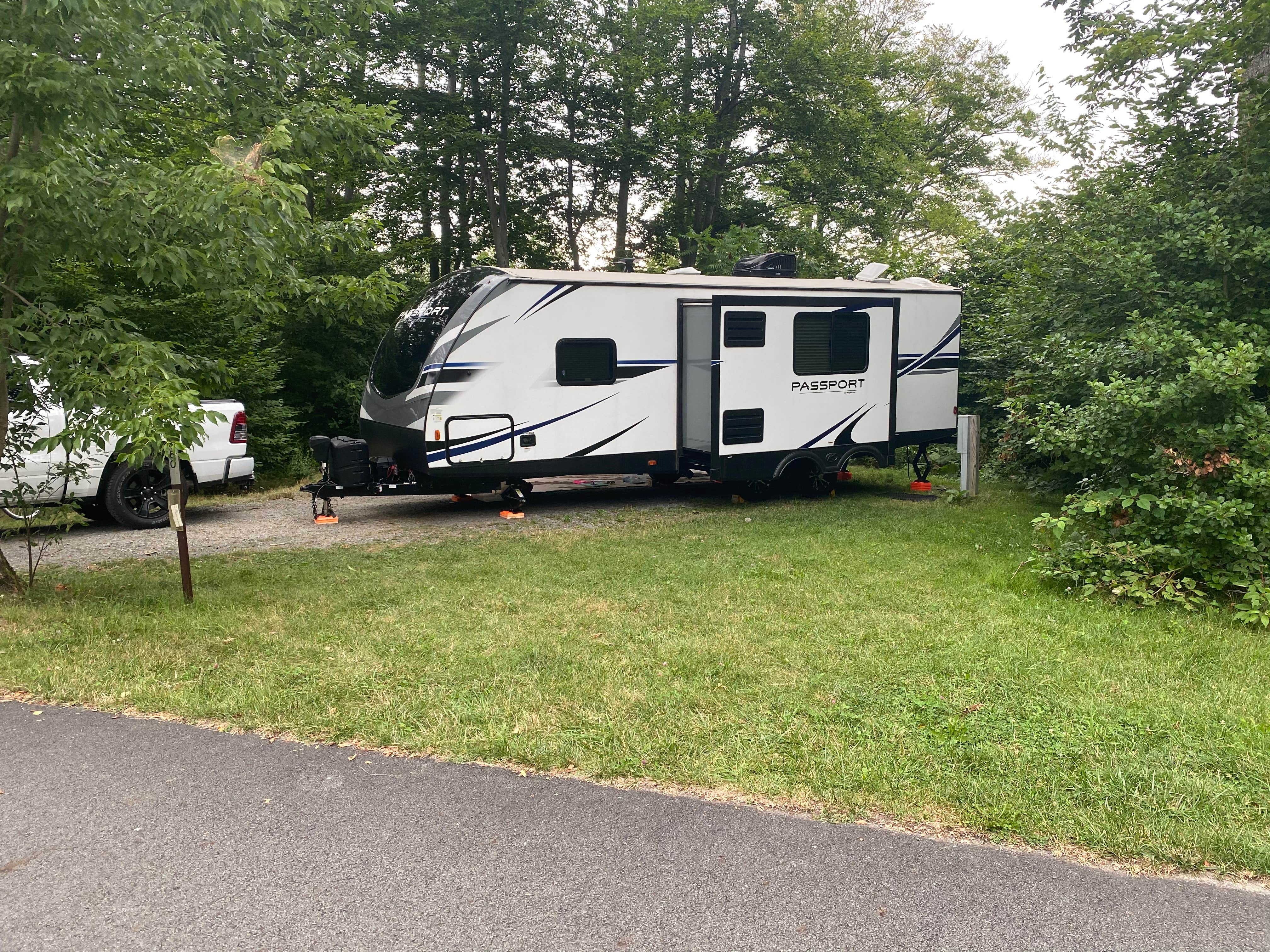Camper-submitted photo at Pickerel Point Campground — Promised Land State Park near Hewitt, NJ