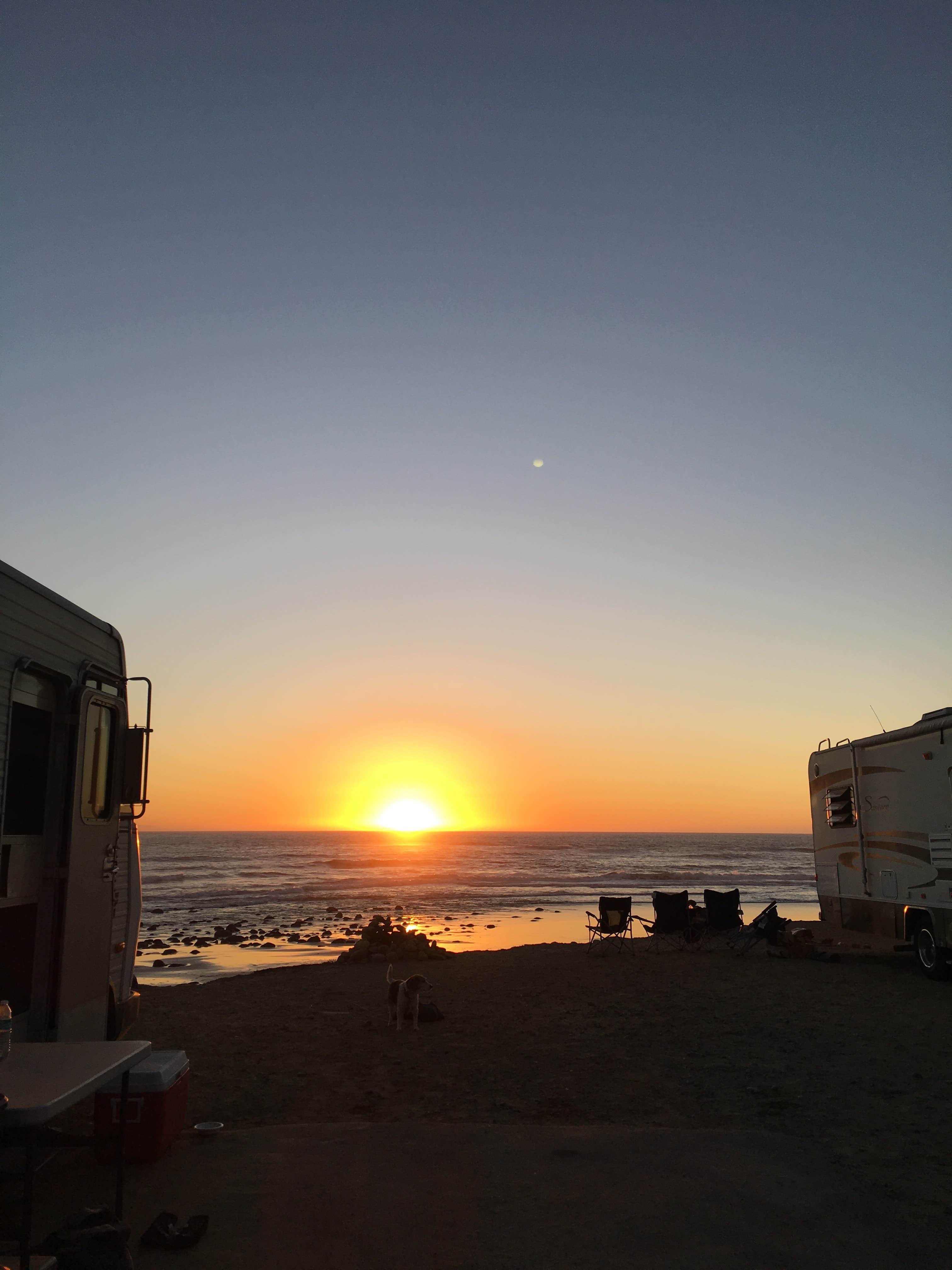 Erin & Travis  M.'s photo of rv camping at Emma Wood State Beach near Ojai, CA