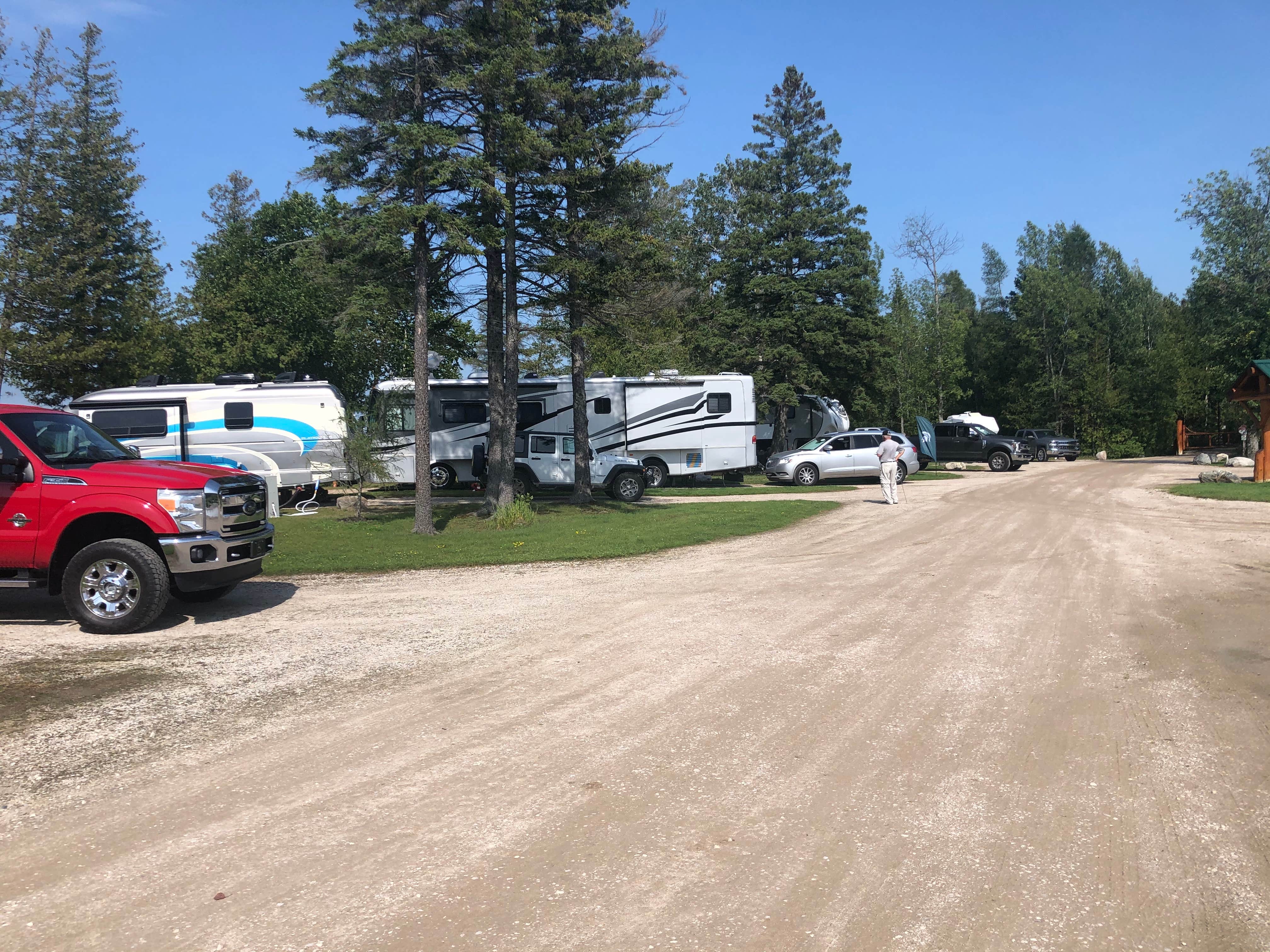 Matt S.'s photo of rv camping at Paradise Point RV Park near Rudyard, MI