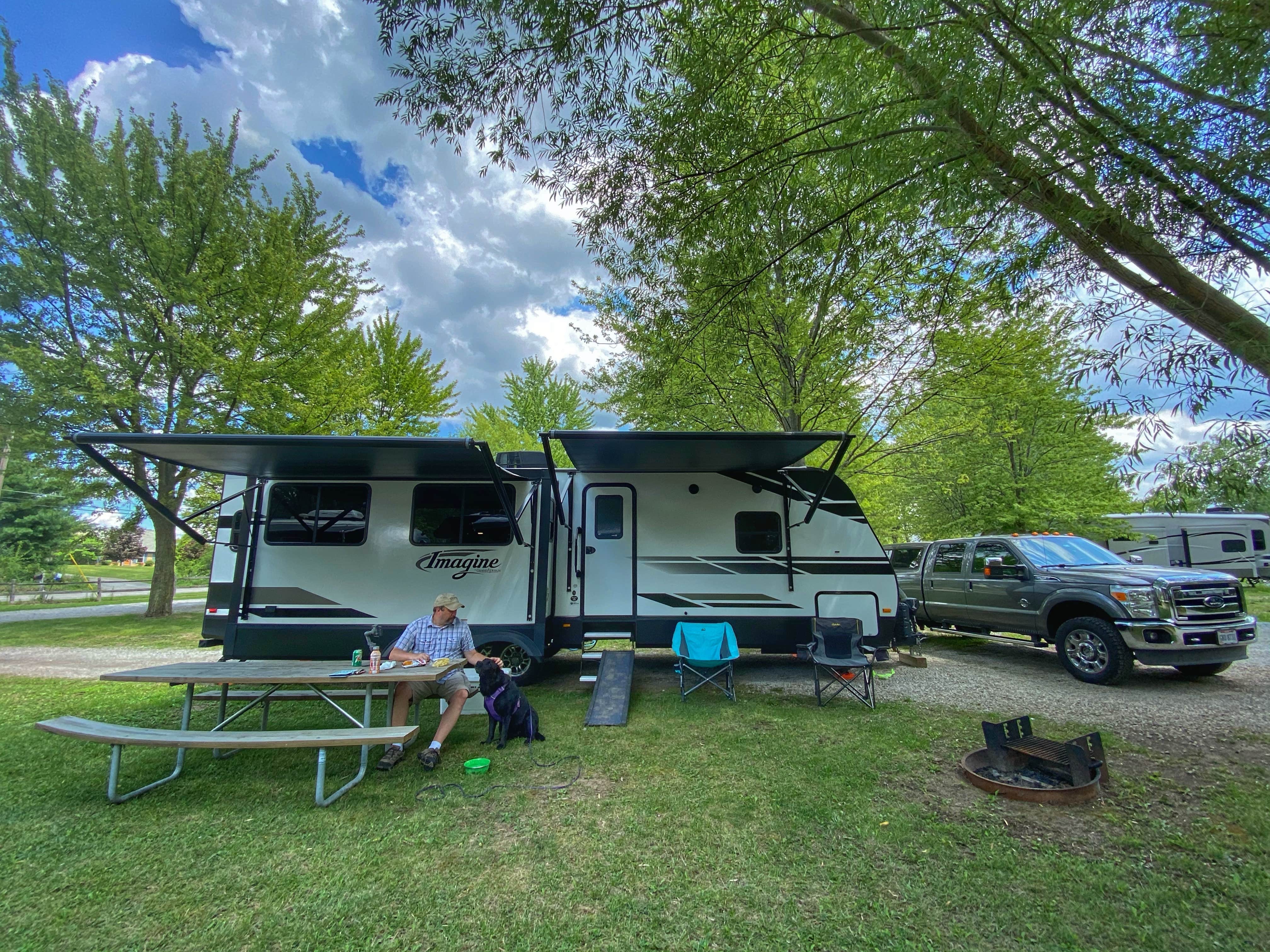 Andrea F.'s photo of rv camping at Adventure Bound Pleasant View near Old Fort, OH