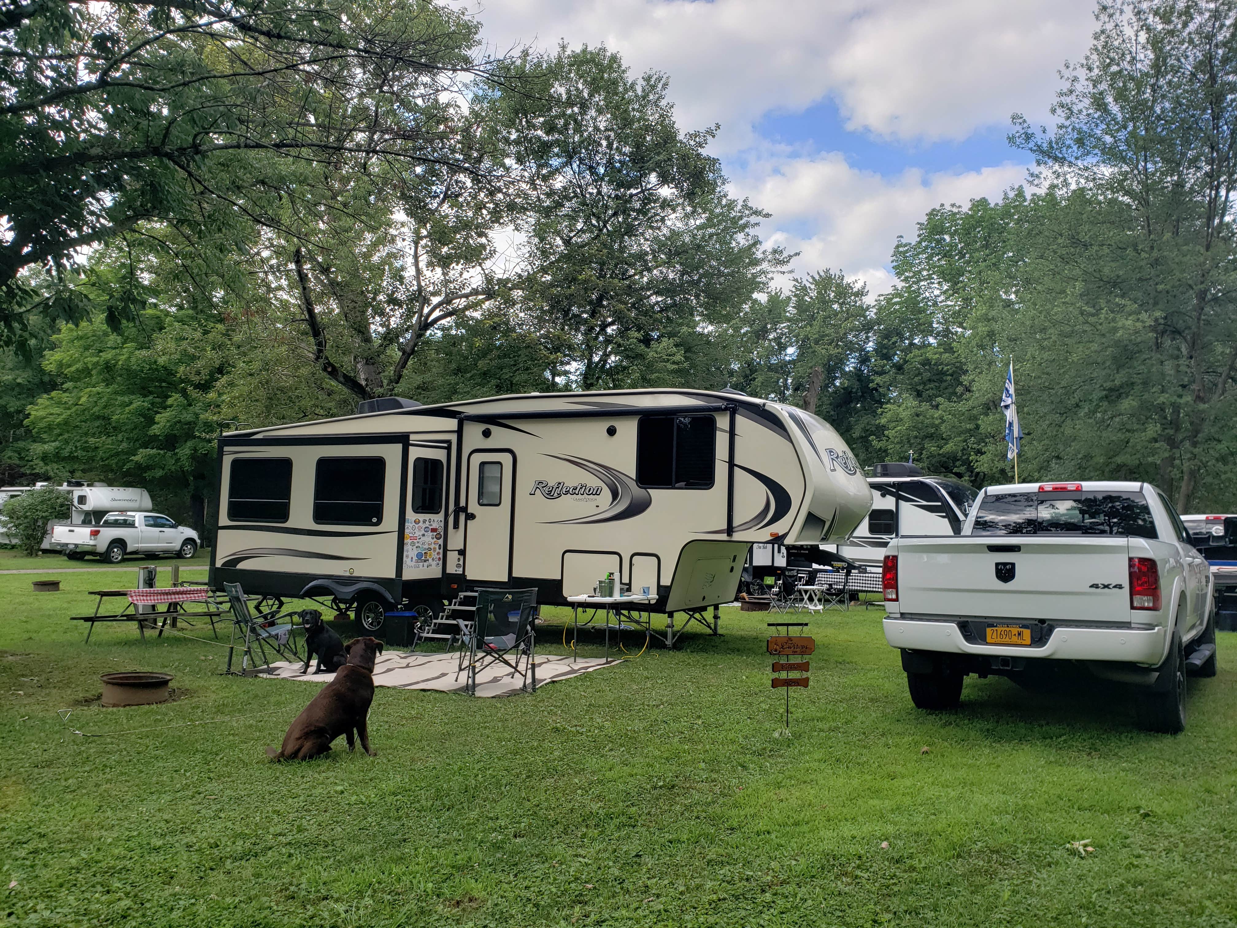 Camper-submitted photo at Brook N Wood Family Campground near Glasco, NY