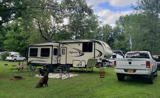 April L.'s photo of camping with pets at Brook N Wood Family Campground near Catskill, NY