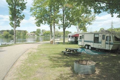 Matthew E.'s photo of rv camping at Lake Billings RV Park & Campground near South Boardman, MI