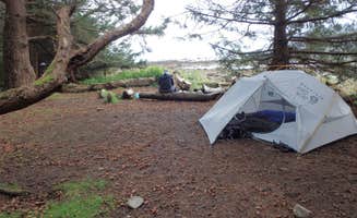 Delaney M.'s photo of tent camping at Cape Alava Campground — Olympic National Park near Clallam Bay, WA