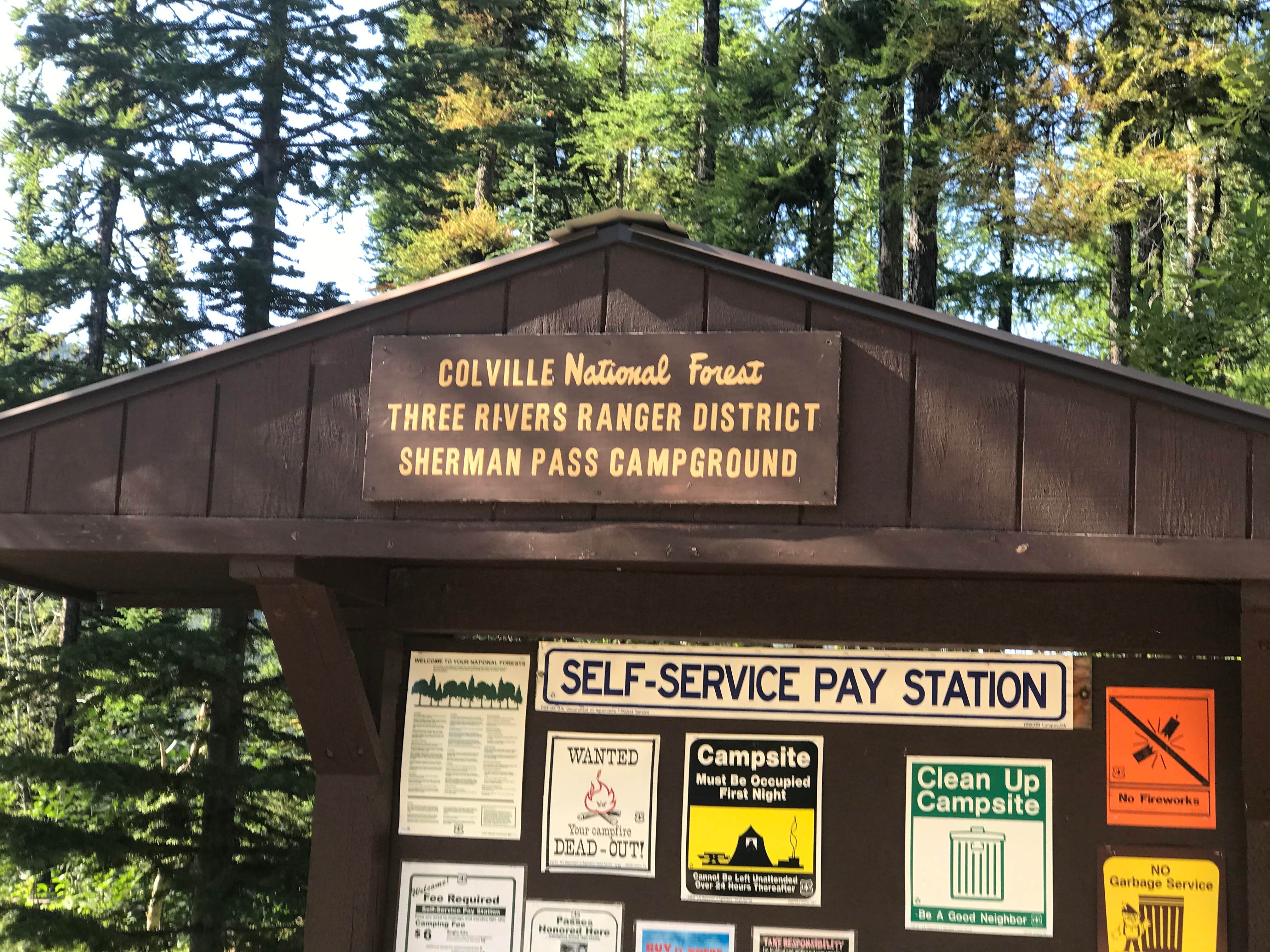 Camper-submitted photo at Sherman Overlook Campground near Colville National Forest