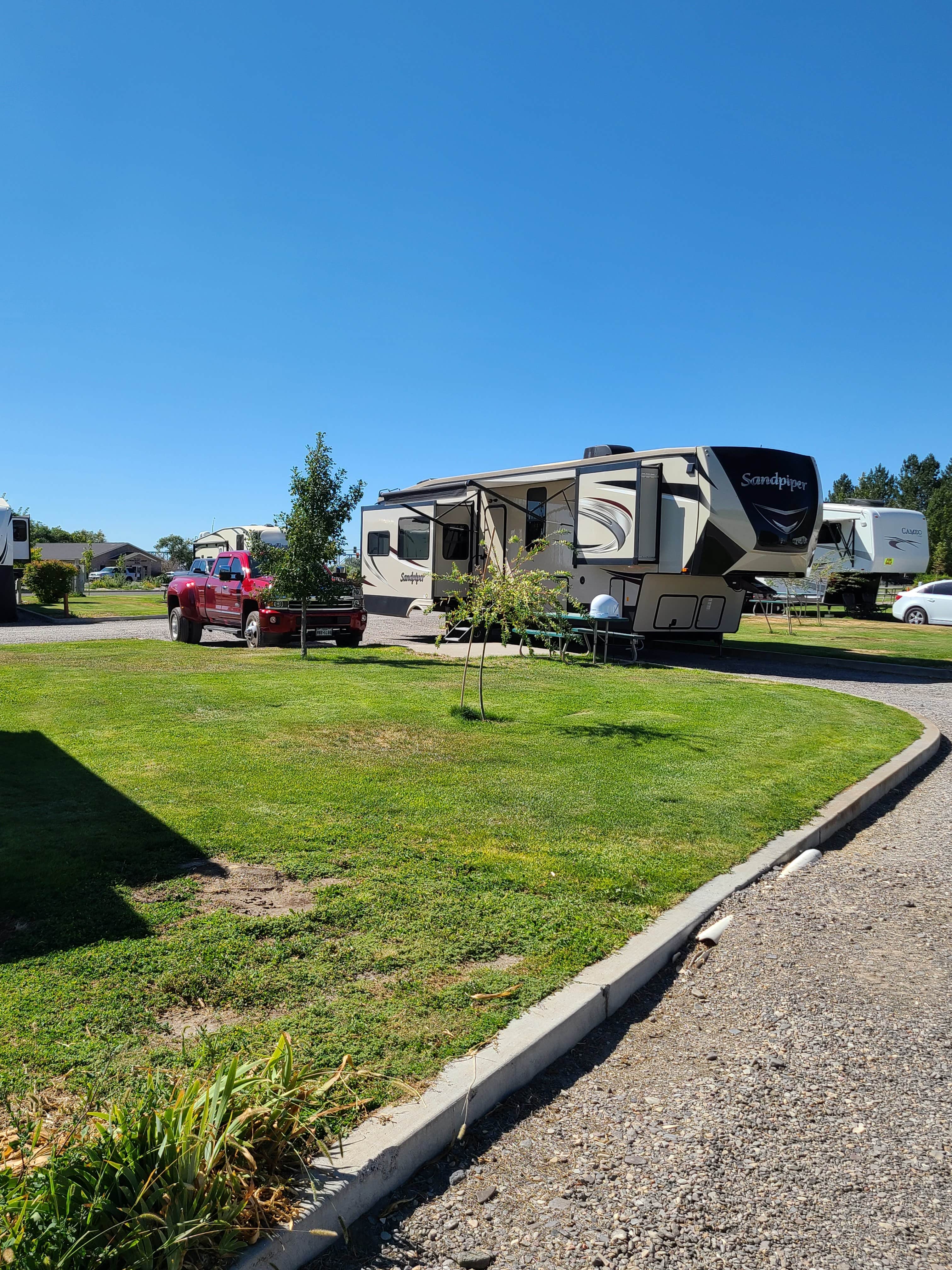 Bonnie A.'s photo of rv camping at Heyburn Riverside RV Park near Rockland, ID