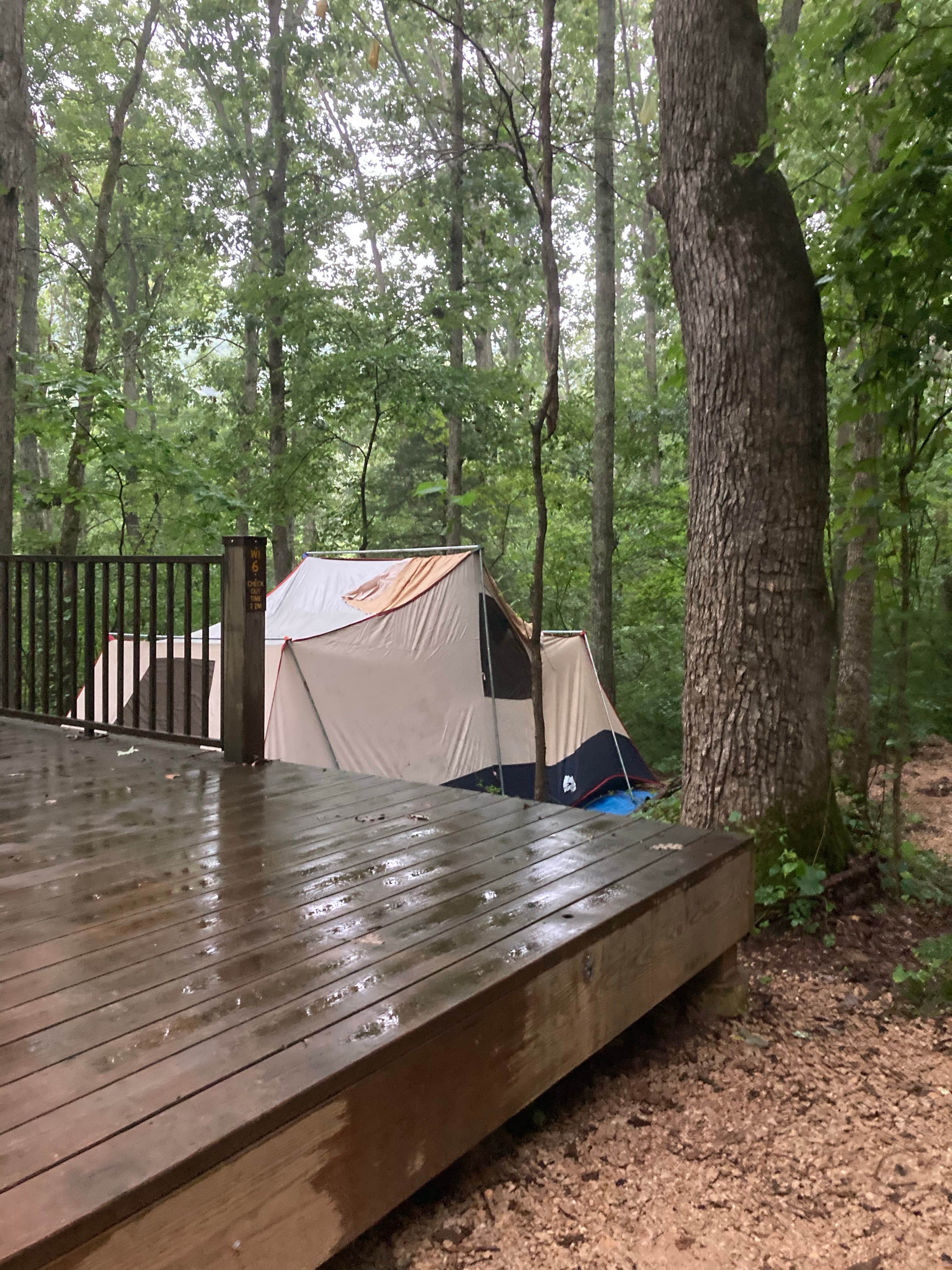 Camper-submitted photo at Timbuktu Campground — Echo Bluff State Park near Bunker, MO