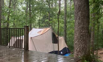 Camping near Jacks Fork Canoe Rental and Campground: Timbuktu Campground — Echo Bluff State Park, Eminence, Missouri