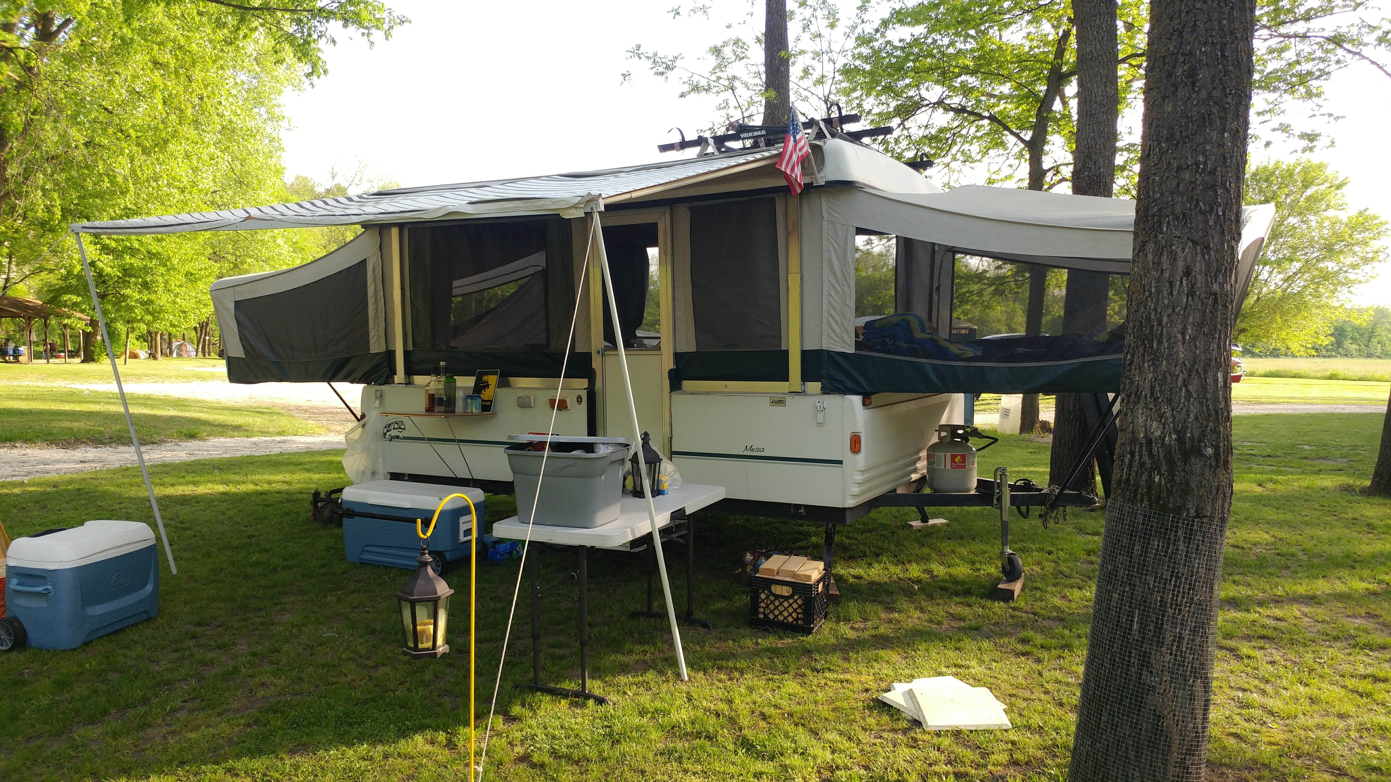 Camper-submitted photo at Chimney Rock Canoe and Campground near Marquette, IA