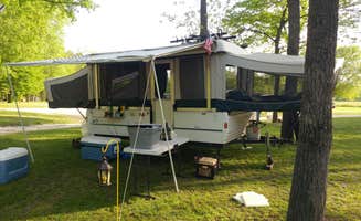 J. T.'s photo of rv camping at Chimney Rock Canoe and Campground near Cresco, IA
