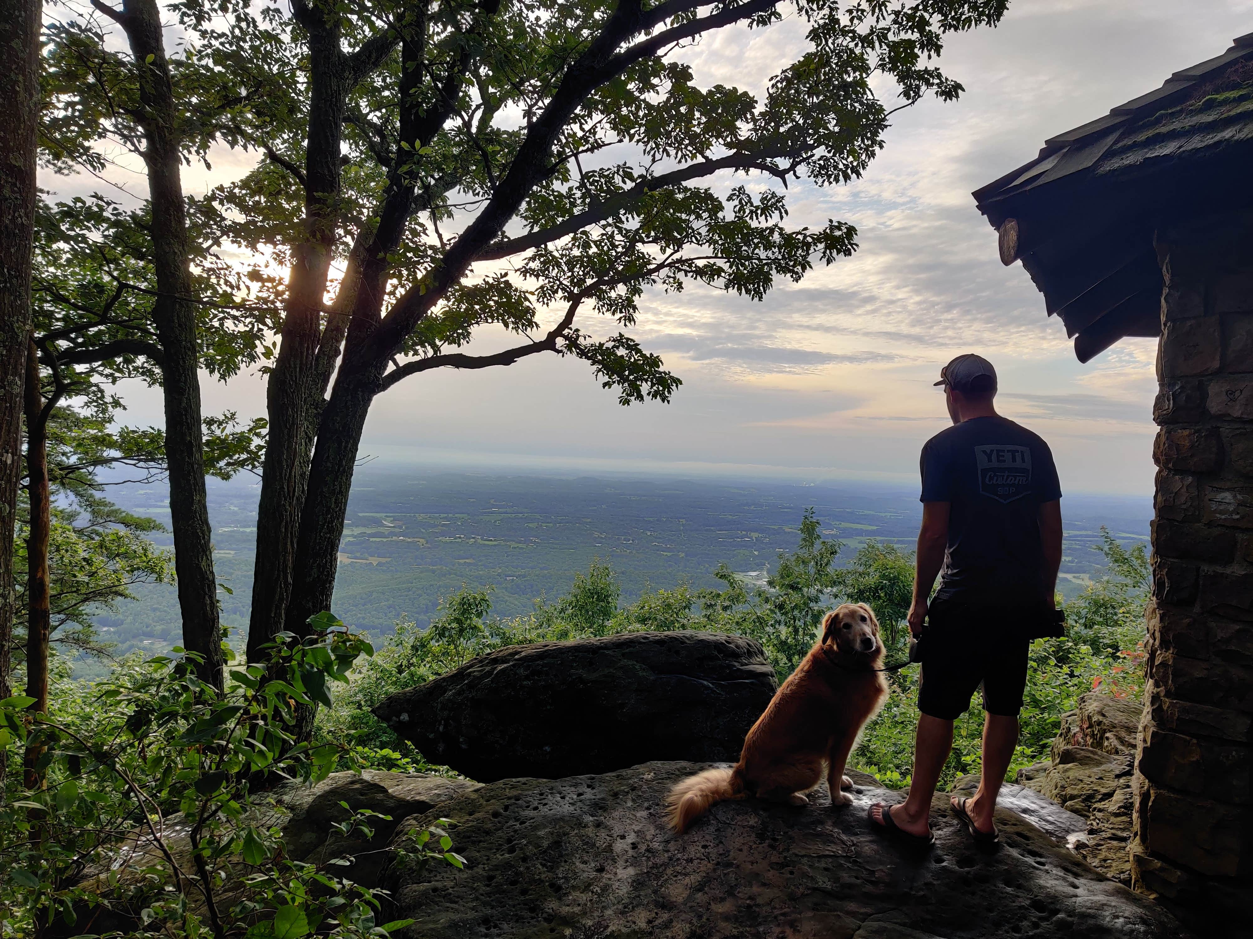 Manie D.'s photo of camping with pets at Chilhowee Recreation Area near Cisco, GA