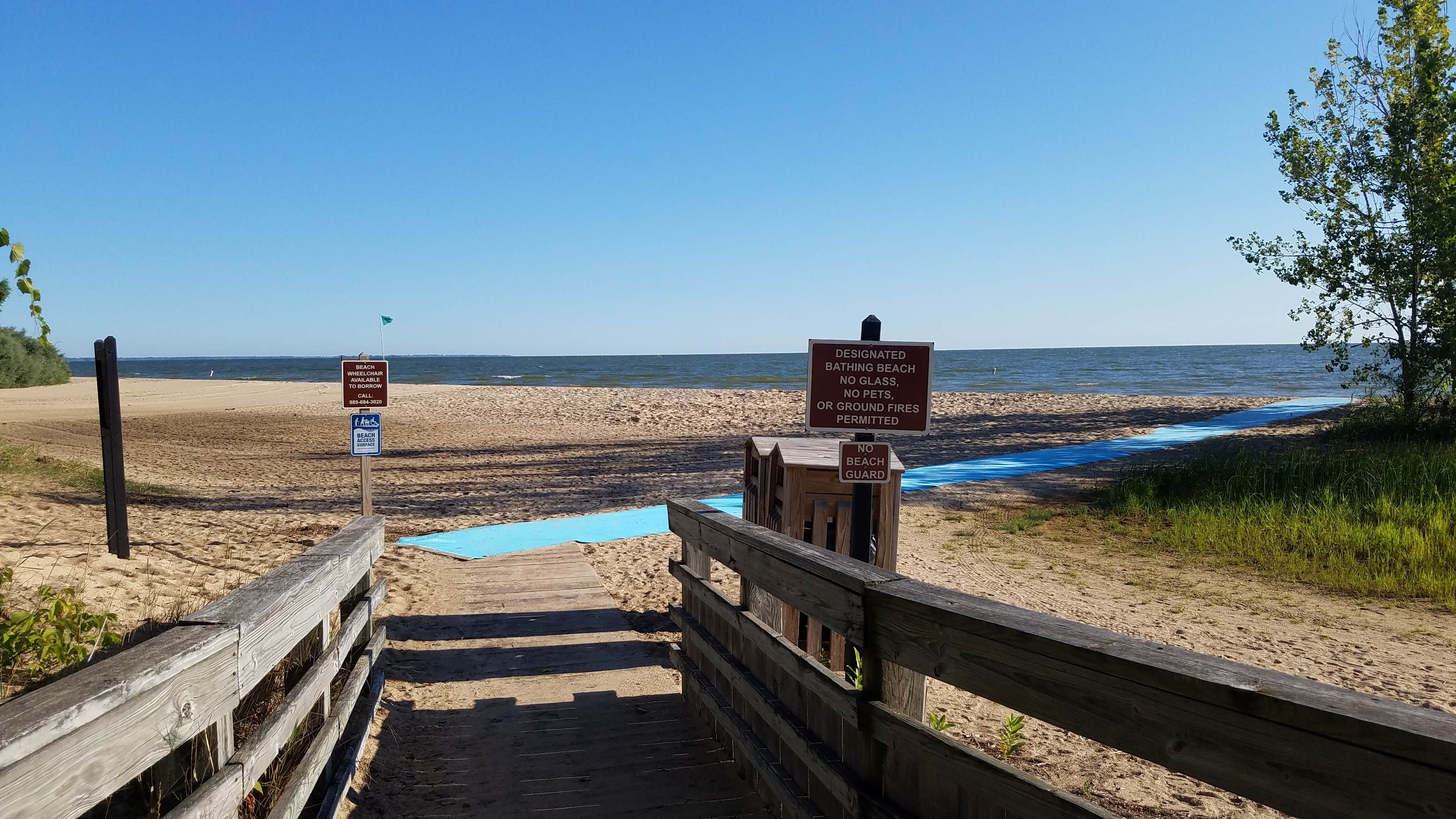 Camper-submitted photo at Bay City State Park Campground near Hamilton, MI