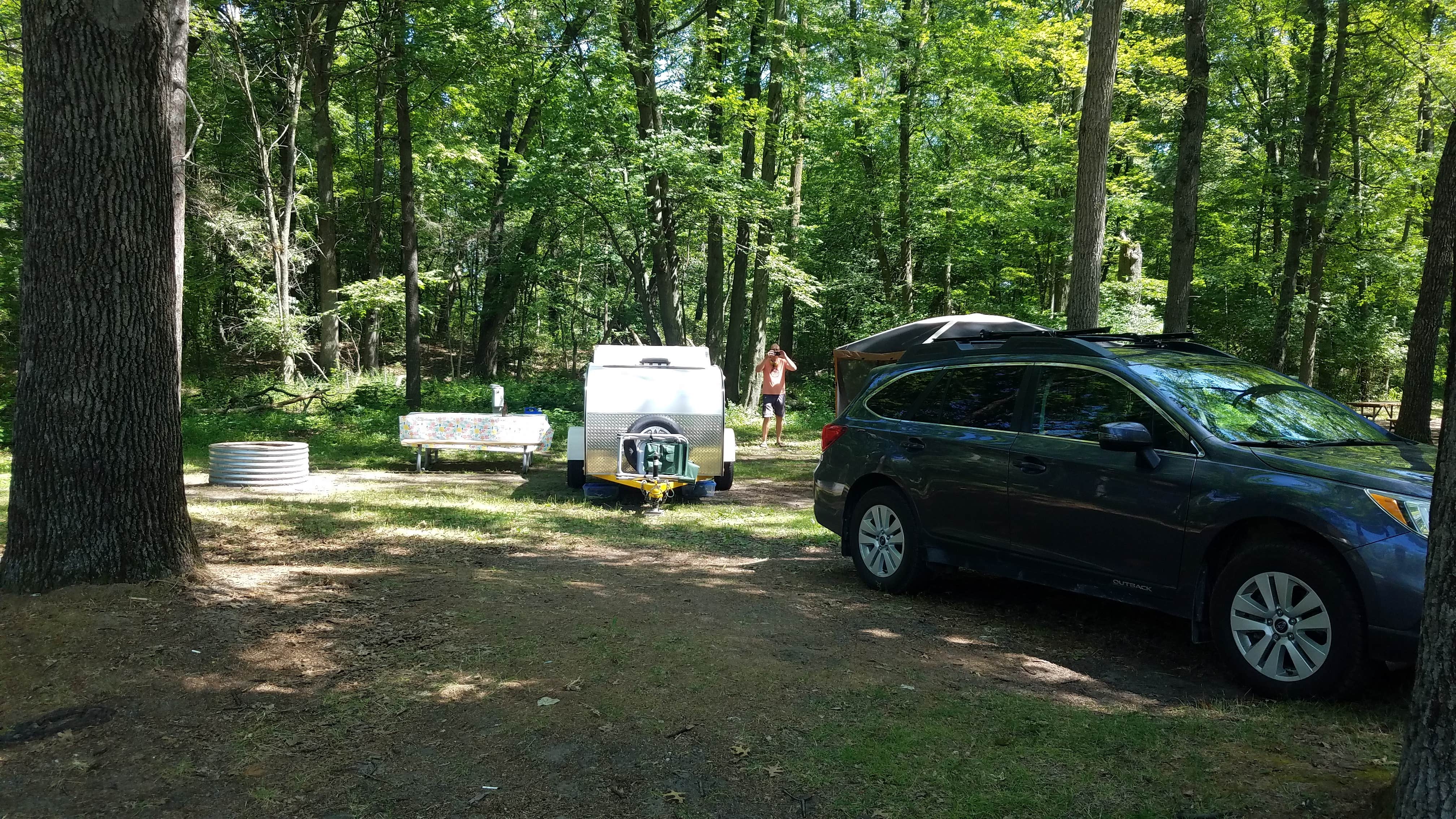 Camper-submitted photo at Bay City State Park Campground near Hamilton, MI