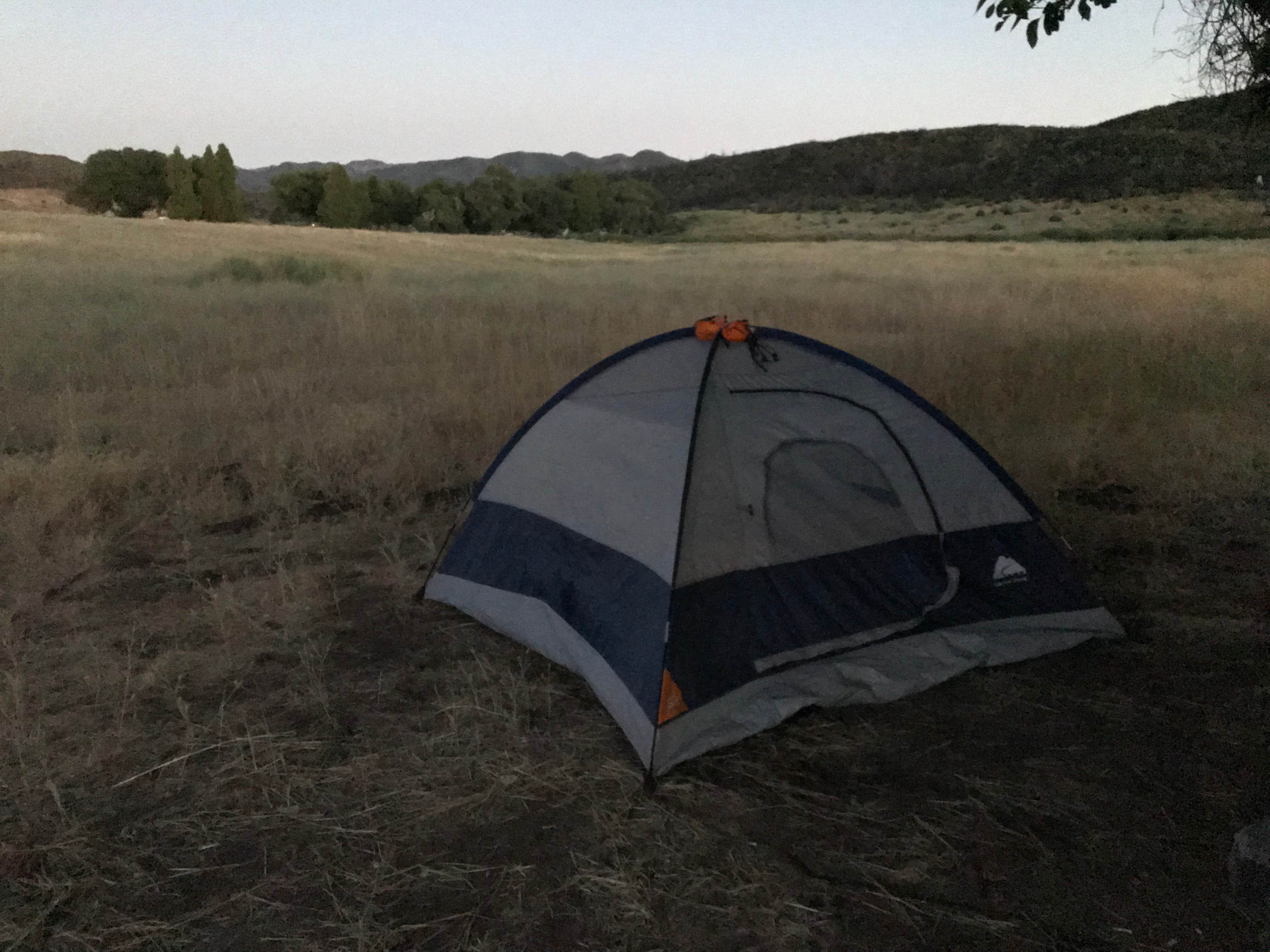 Jessica P.'s photo of tent camping at Potrero Seco Campground near Moorpark, CA