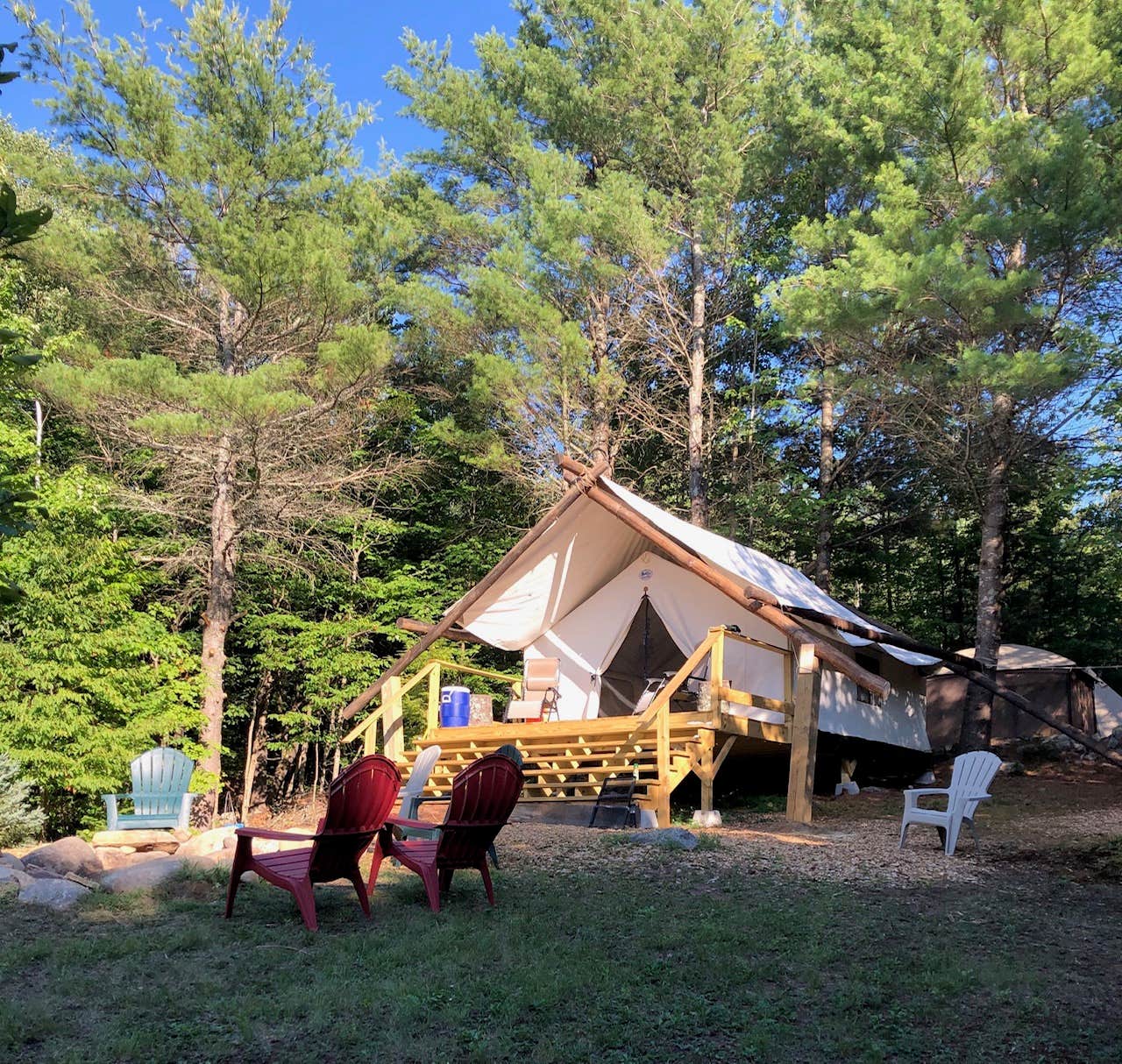Ken F.'s photo of tent camping at BLACK HOLE and DUNKLEY FALLS near Pottersville, NY