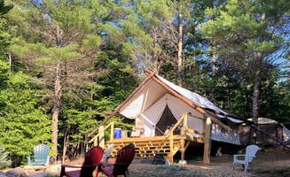 Ken F.'s photo of tent camping at BLACK HOLE and DUNKLEY FALLS near Granville, NY