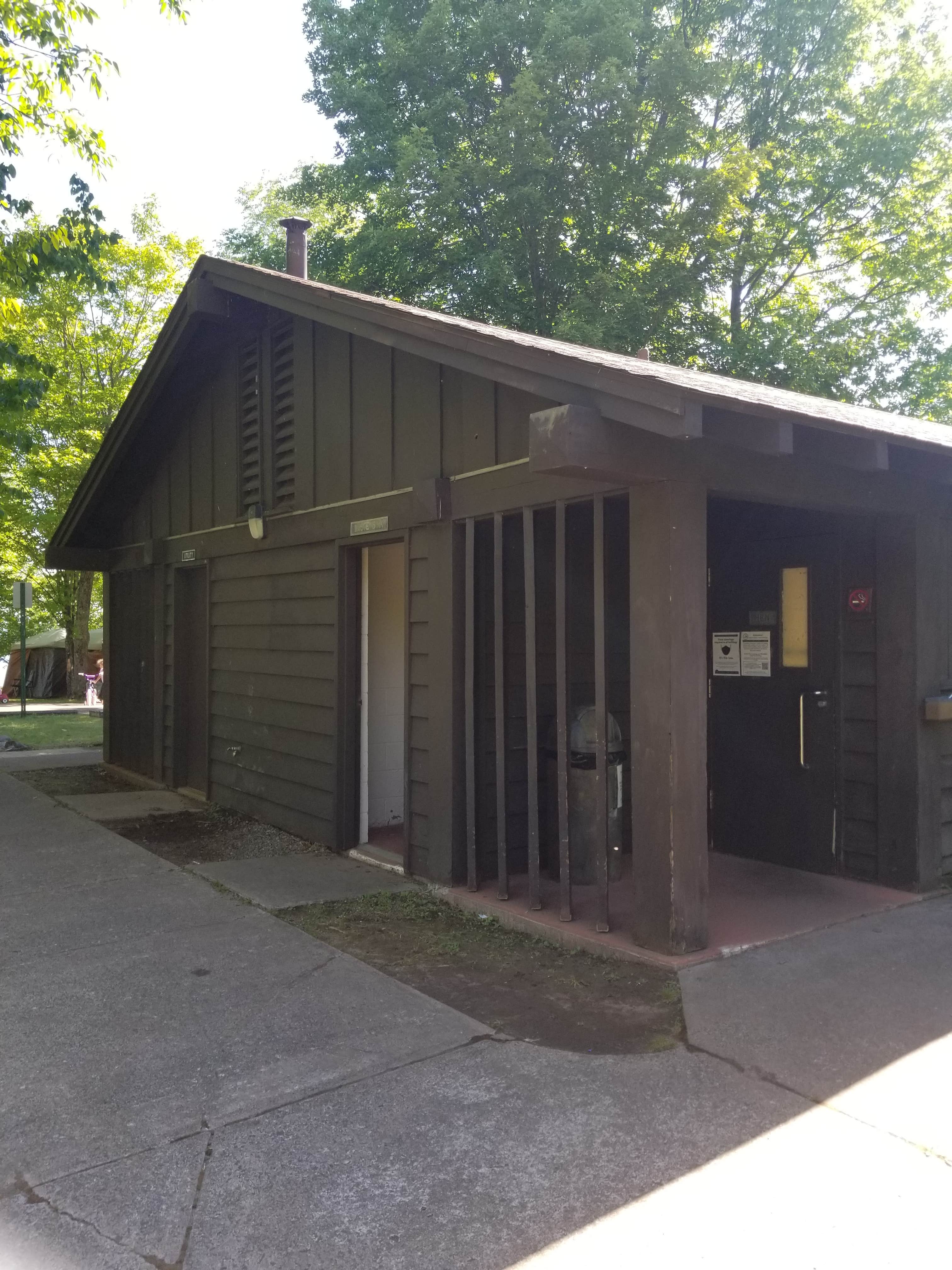 Lydia T.'s photo of a cabin at Lake Gogebic State Park Campground near Presque Isle, WI