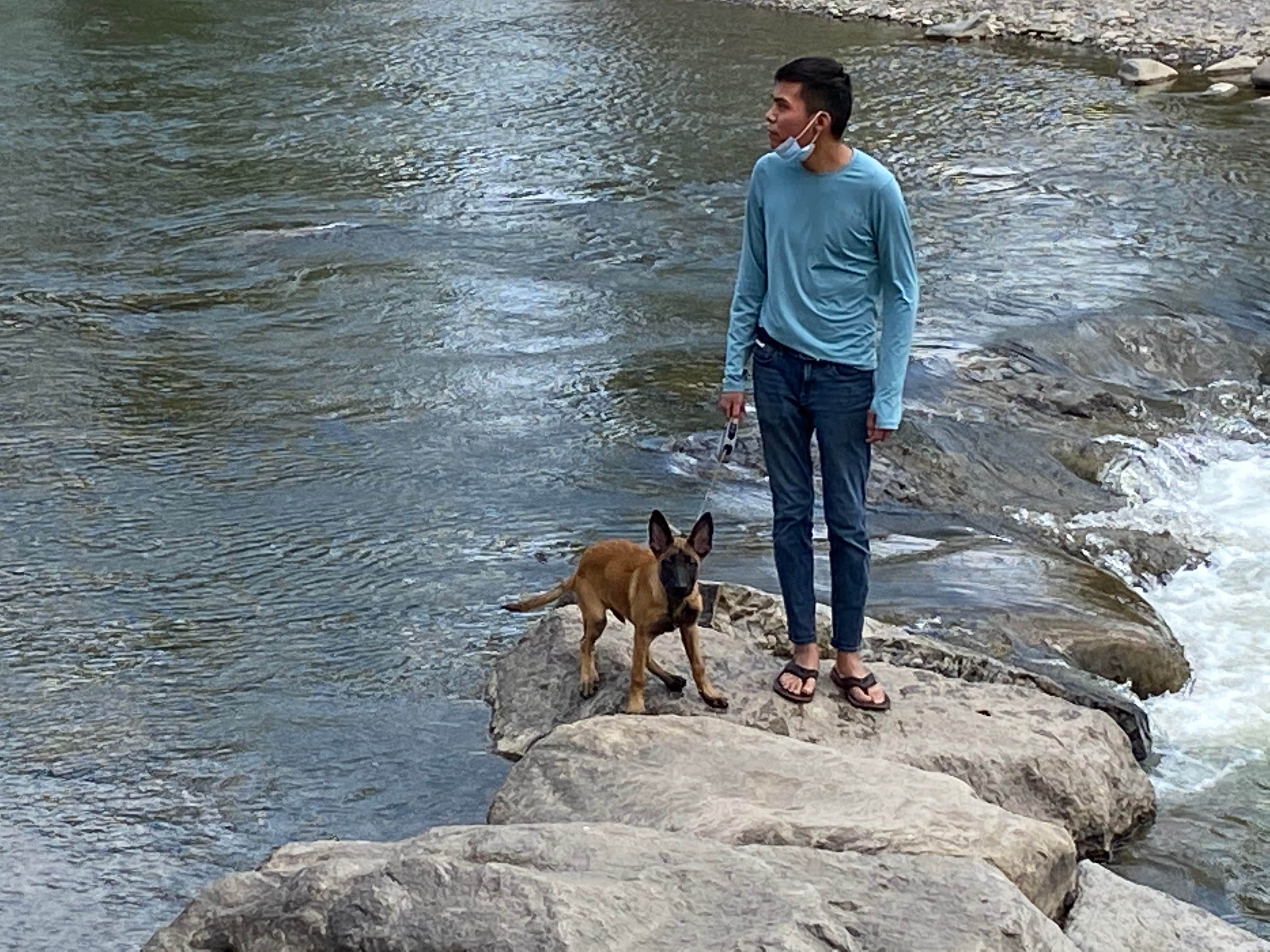 Calvin R.'s photo of camping with pets at Pagosa Riverside Campground near Pagosa Springs, CO