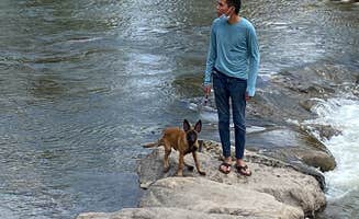 Calvin R.'s photo of camping with pets at Pagosa Riverside Campground near Pagosa Springs, CO