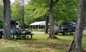 Camping near Sturgeon River Gorge Wilderness: Ojibwa RV Park, Baraga, Michigan