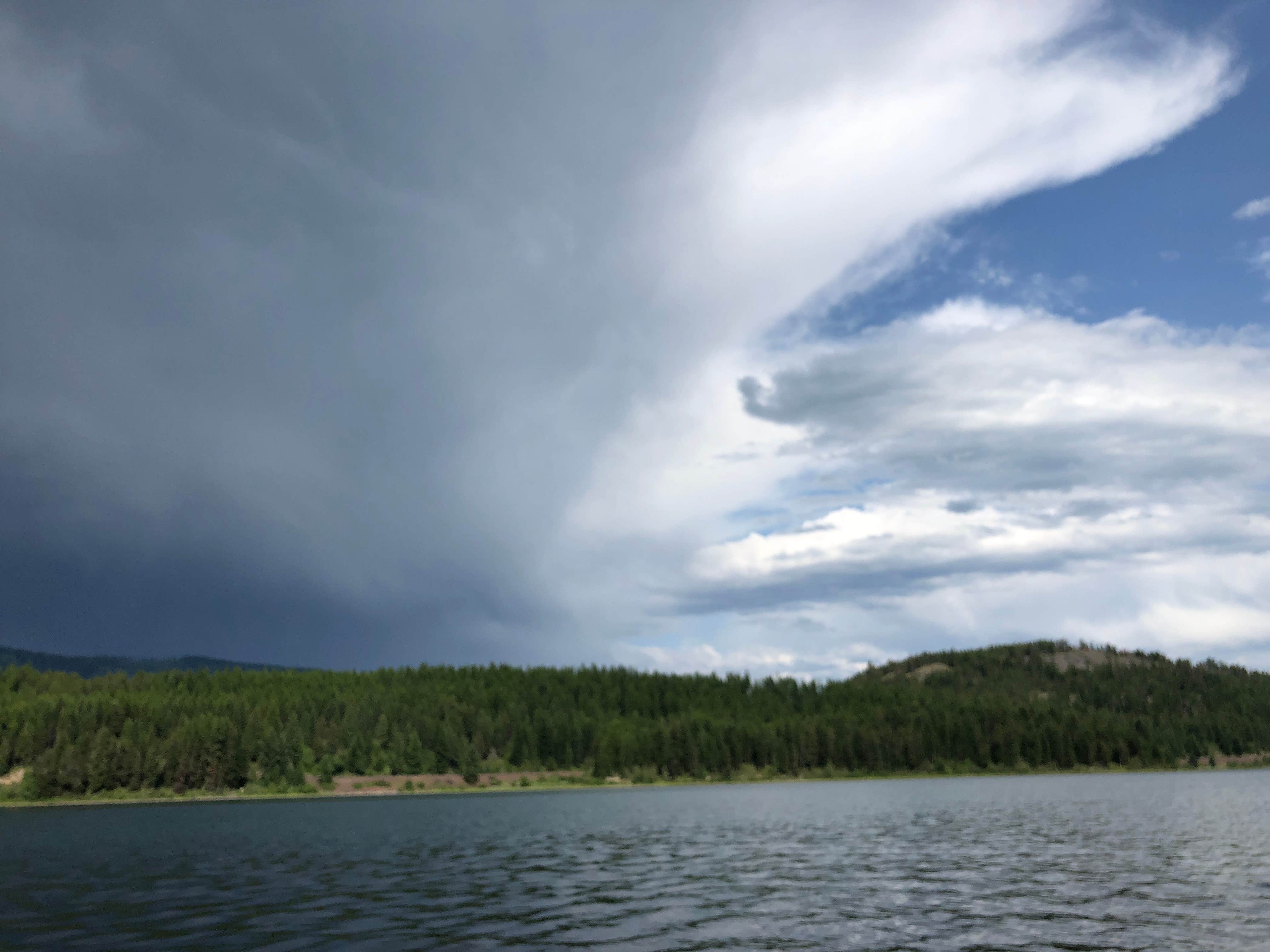 Denyel B.'s photo of a dispersed camping area at Stillwater Lake near Whitefish, MT