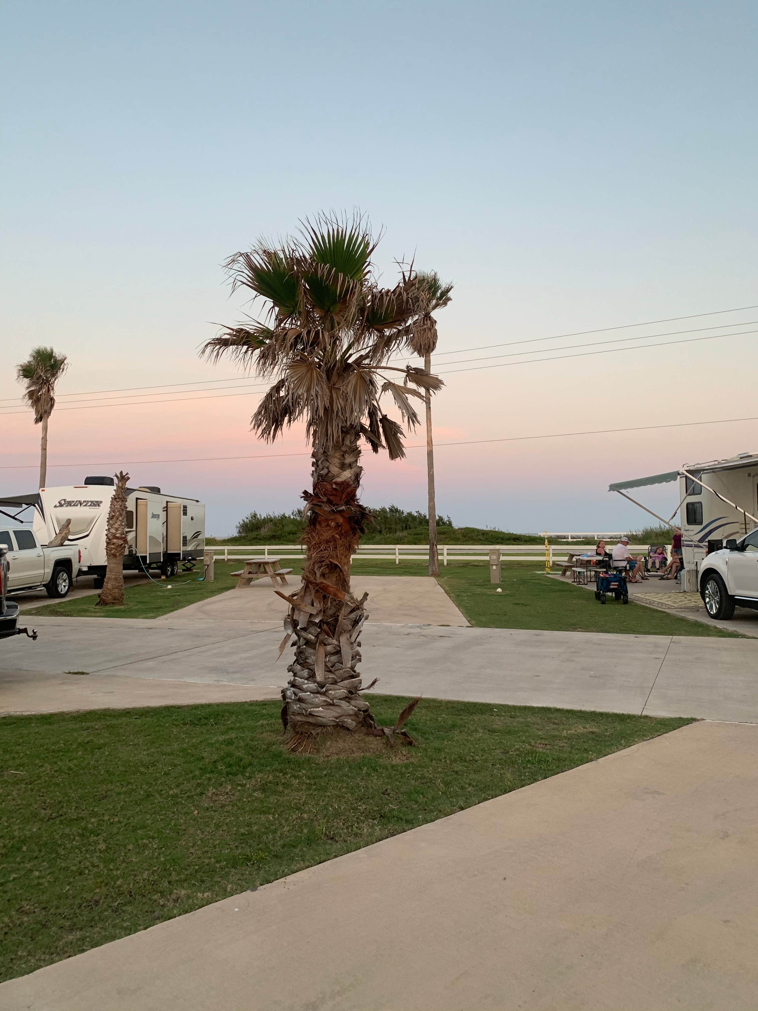 Monica S.'s photo of rv camping at Blue Water RV Resort near Galveston, TX