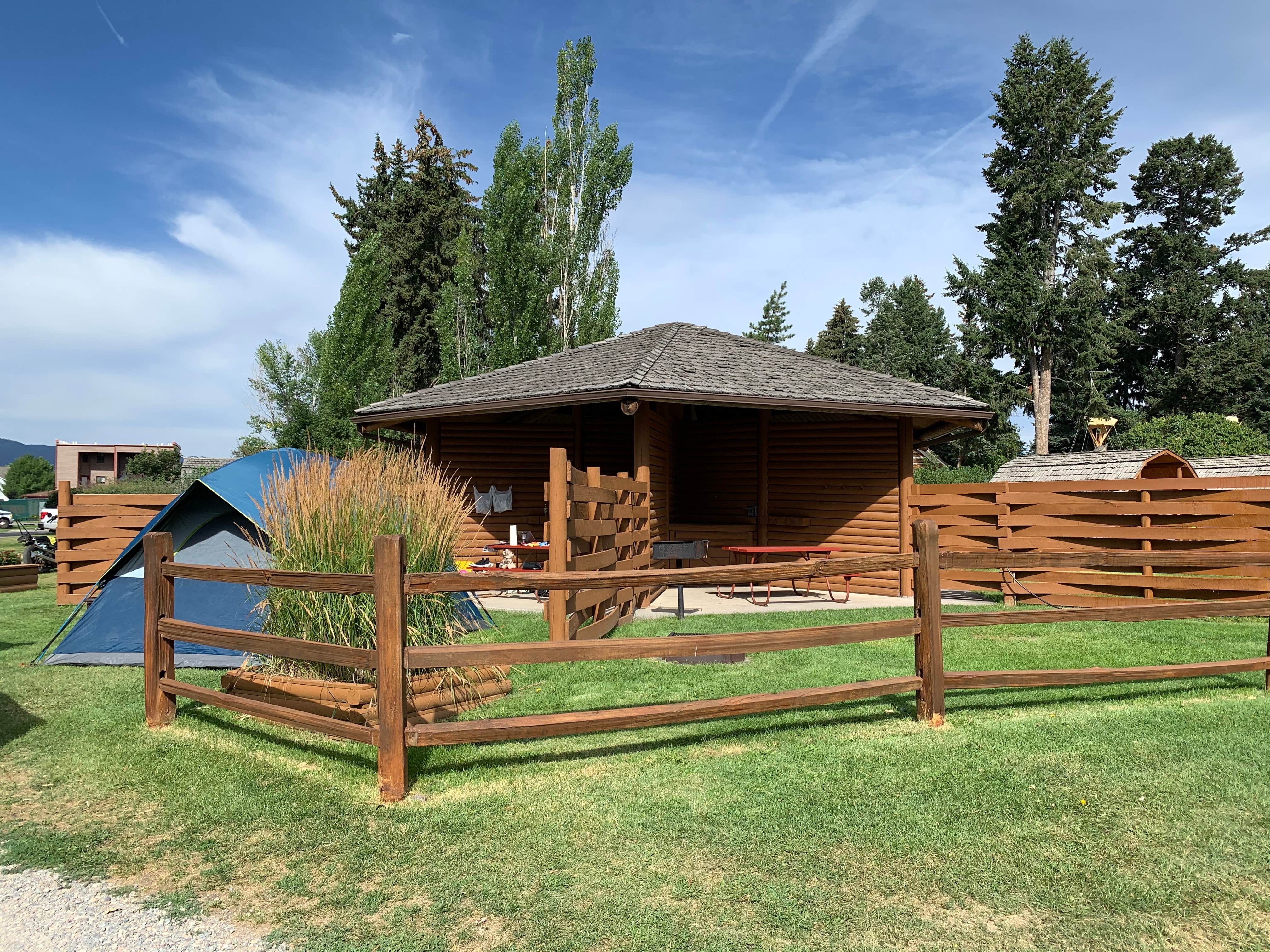 Craig L.'s photo of glamping accommodations at Missoula KOA Holiday near Condon, MT