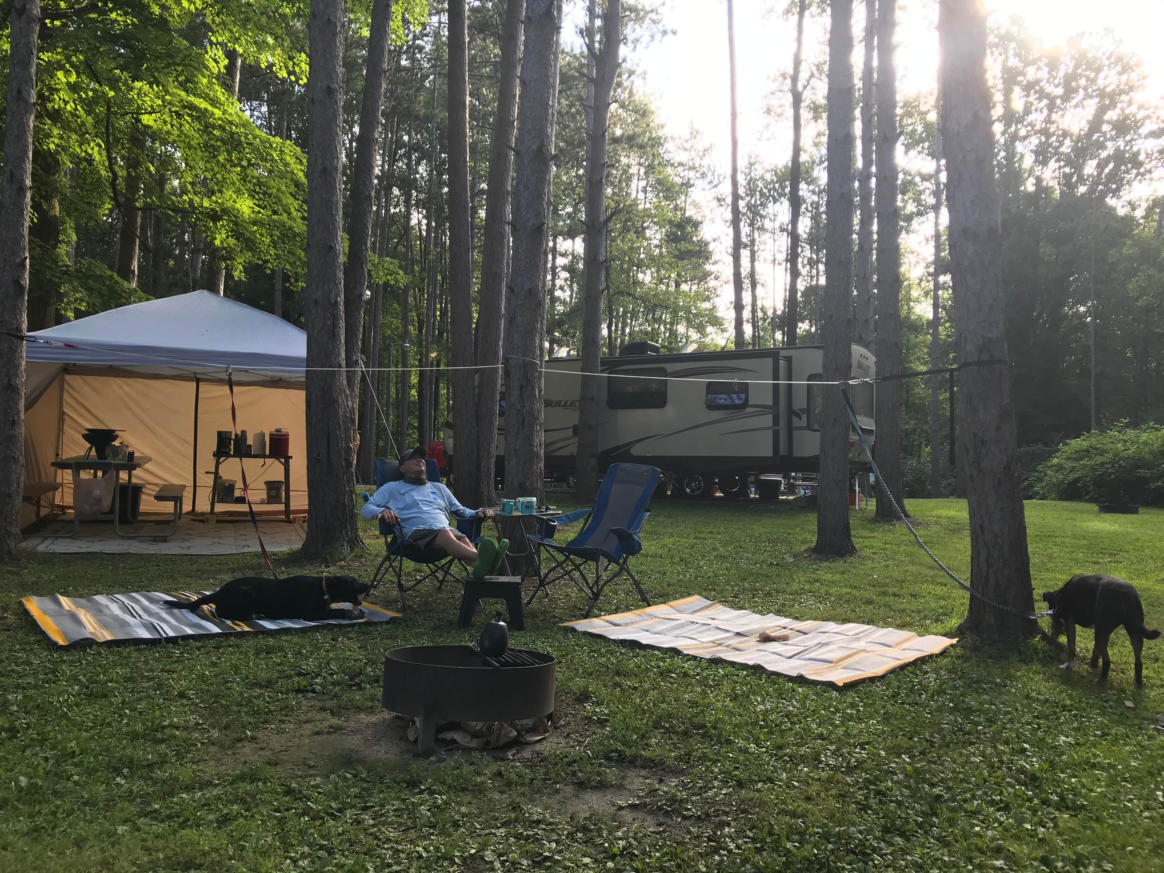 Shannon G.'s photo of rv camping at Mt Gilead State Park Campground near Delaware Lake