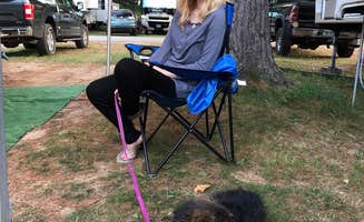 Amie R.'s photo of camping with pets at Lake Billings RV Park & Campground near Huron-Manistee National Forests
