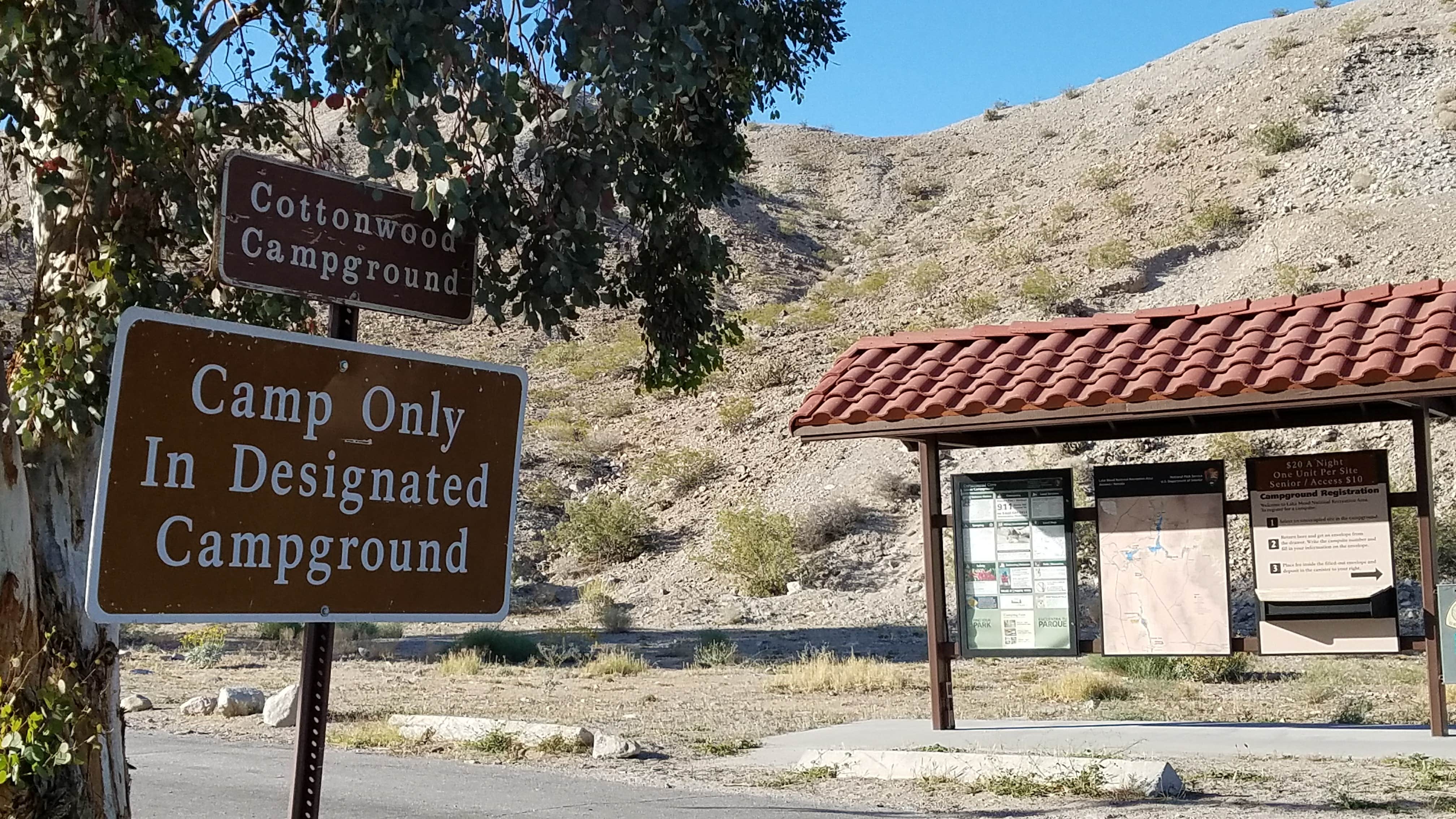 Cottonwood Cove Campground — Lake Mead National Recreation Area