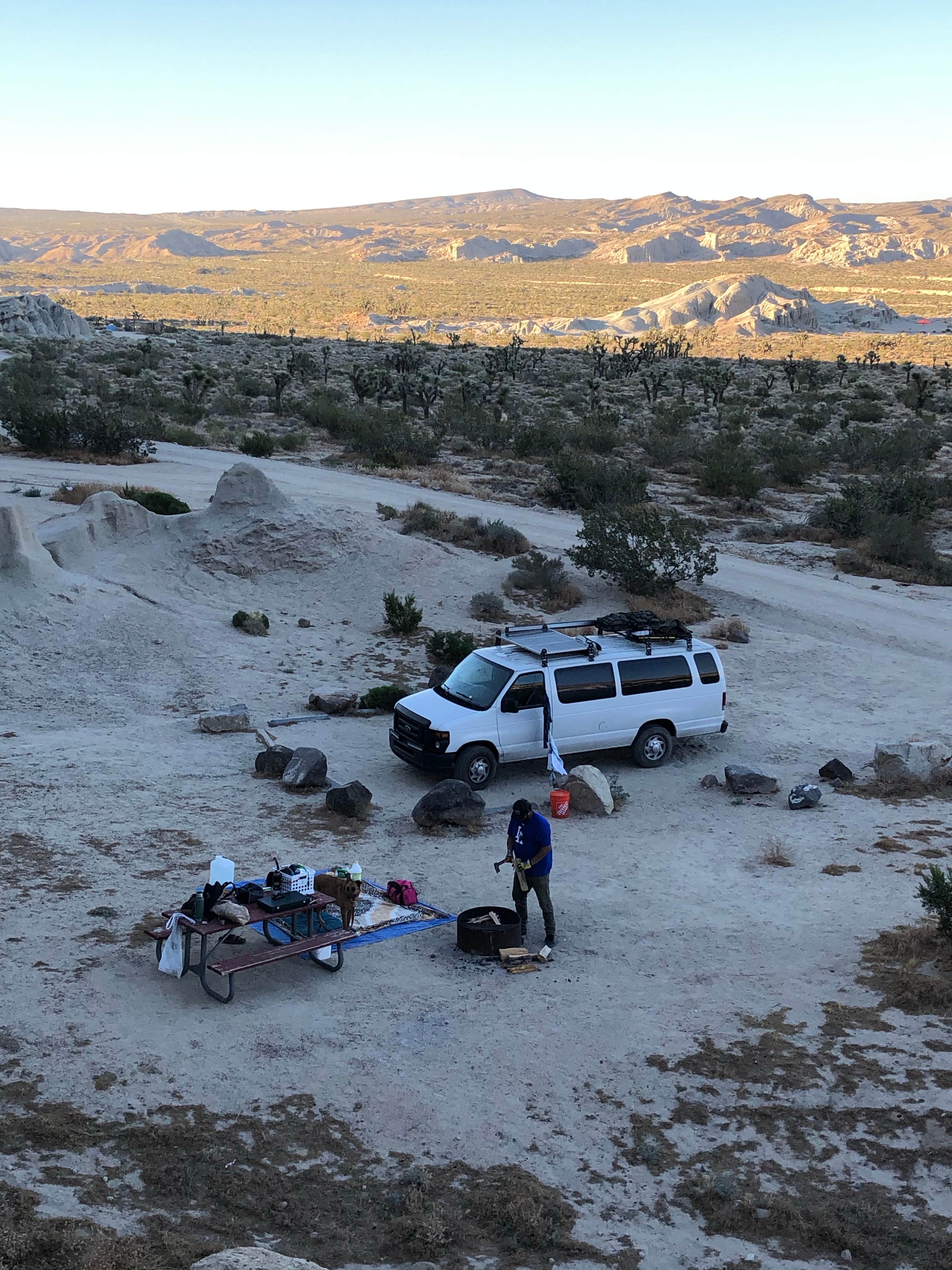 Alex P.'s photo of rv camping at Ricardo Campground — Red Rock Canyon State Park near Ridgecrest, CA