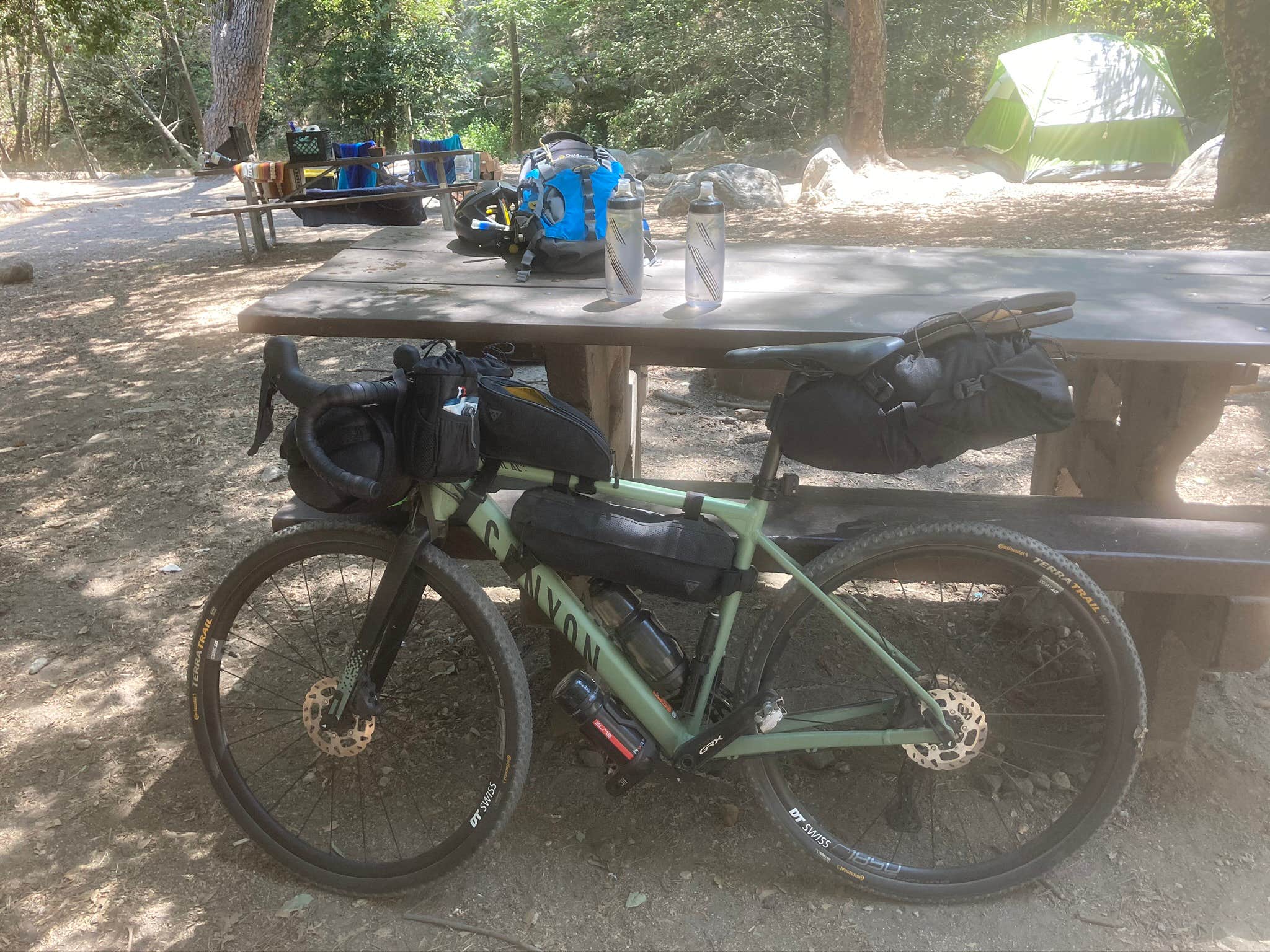 Jeff B.'s photo of tent camping at Millard Trail Campground near Long Beach, CA