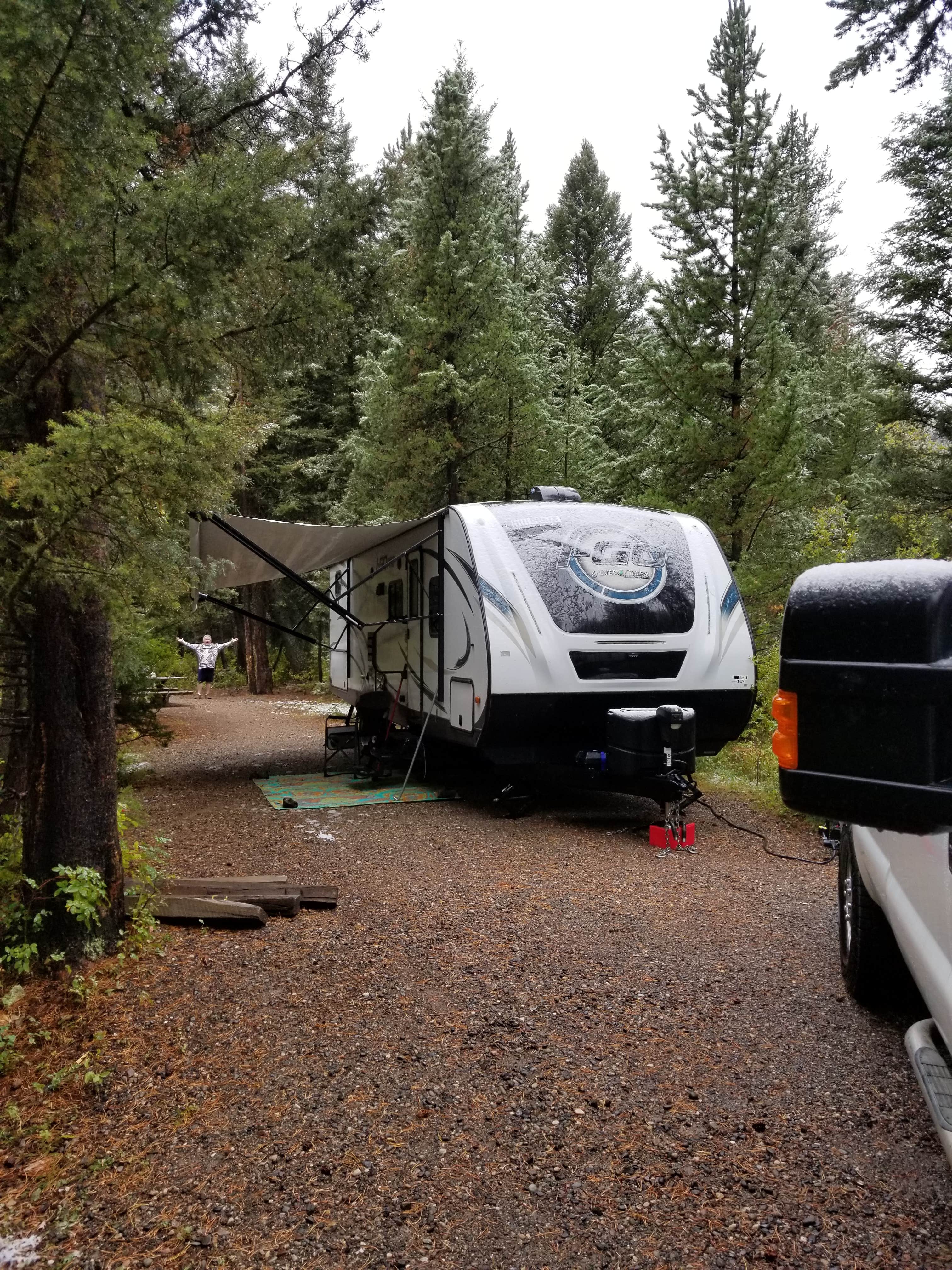 Marci G.'s photo of rv camping at Swan Creek Campground near Norris, MT
