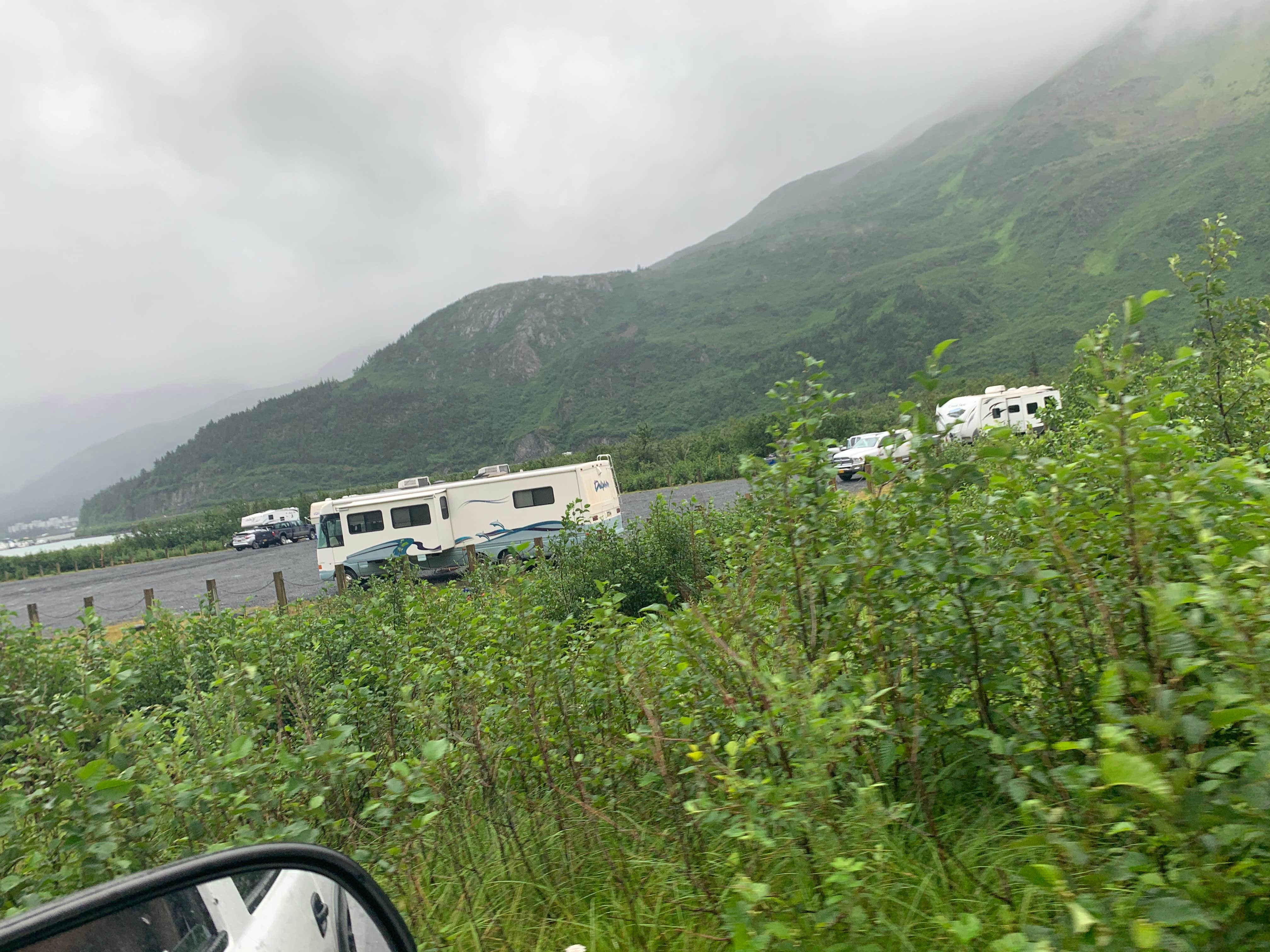 Tanya B.'s photo of rv camping at City of Whittier Campground - Whittier Bay near Whittier, AK