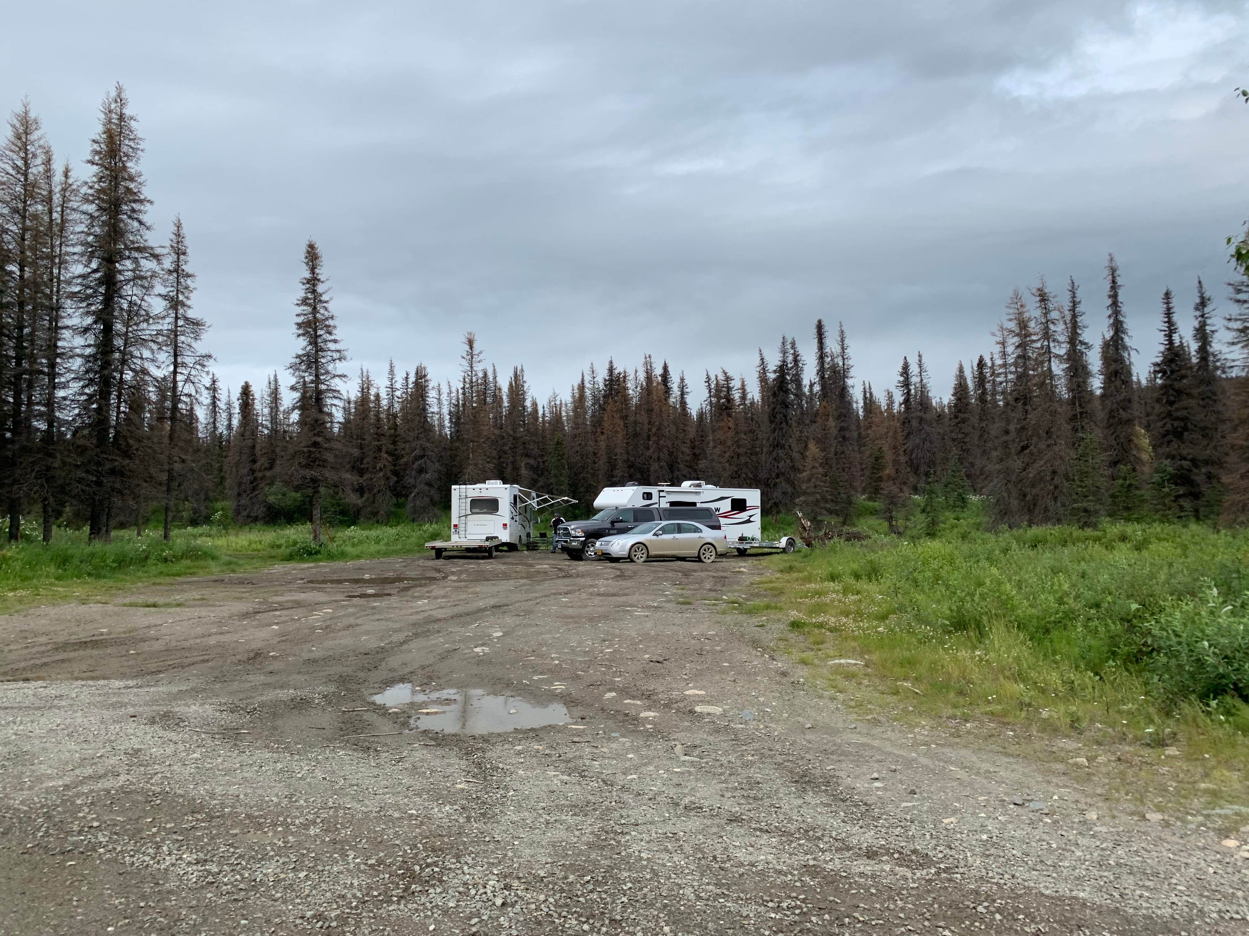 Tanya B.'s photo of rv camping at Road camping Willow-Fishook Road near Talkeetna, AK
