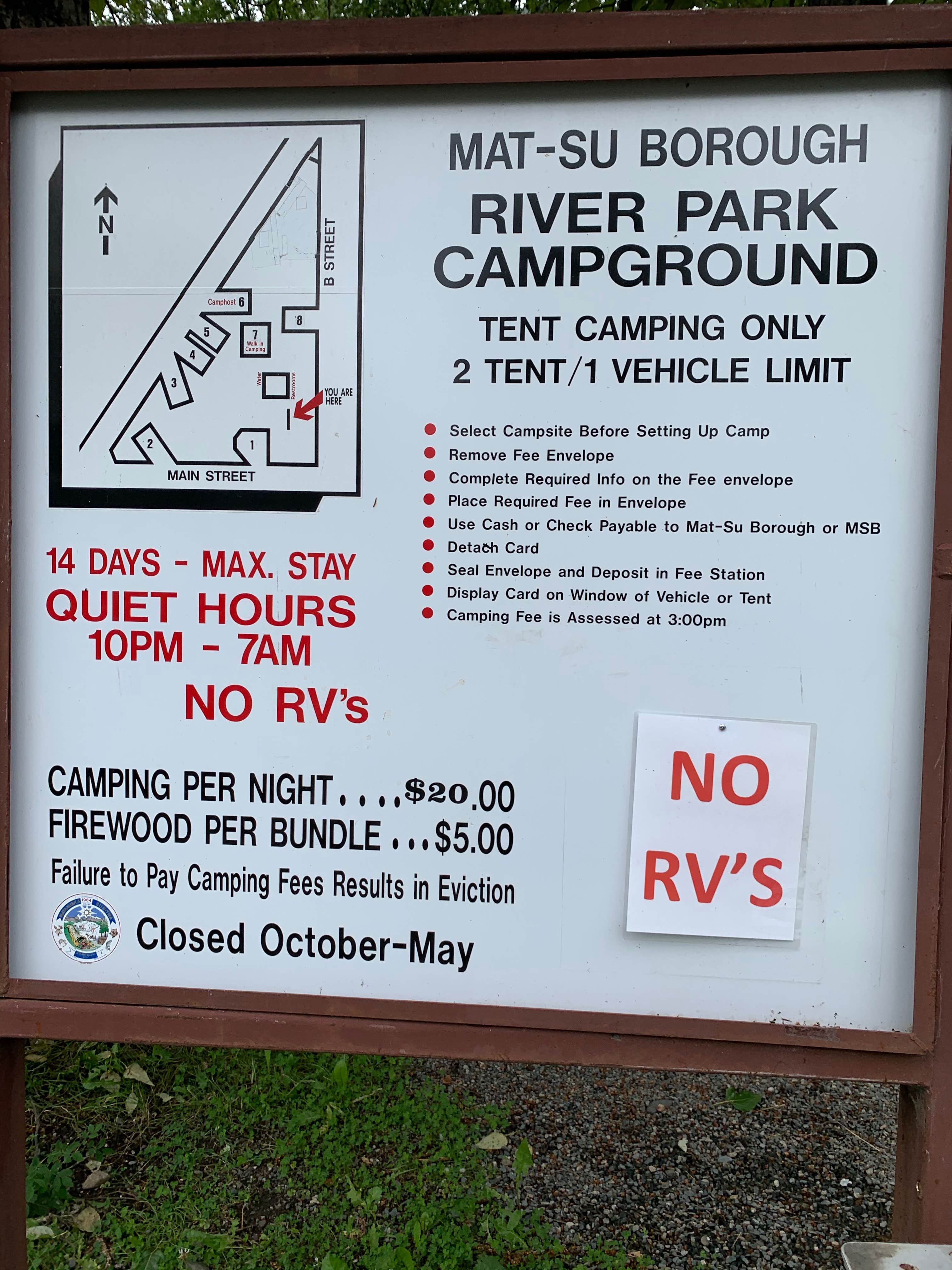 Camper submitted image from River Park Campground - May-Su Borough - 4