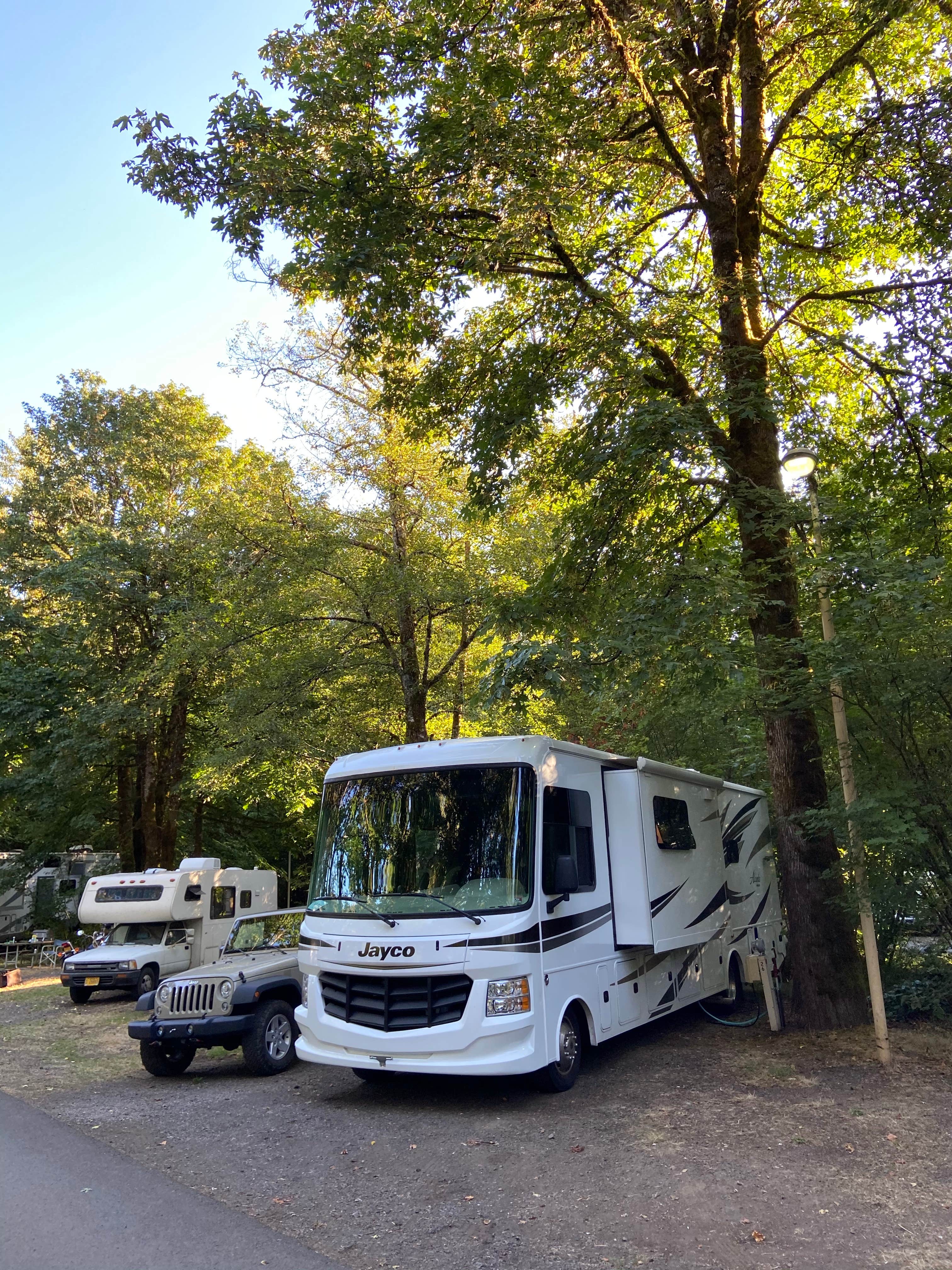 Zach H.'s photo of rv camping at Mt Hood Village Resort near Dufur, OR