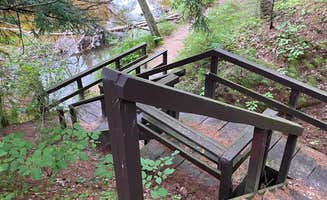 Brian N.'s photo of camping with pets at Carp River Campground near Mackinaw City, MI