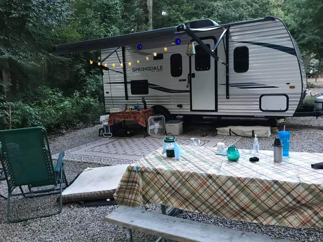 Rachel D.&#x27;s photo of rv camping at Whispering Pines Campground near West Warwick, RI