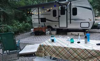 Rachel D.'s photo of rv camping at Whispering Pines Campground near Stonington, CT