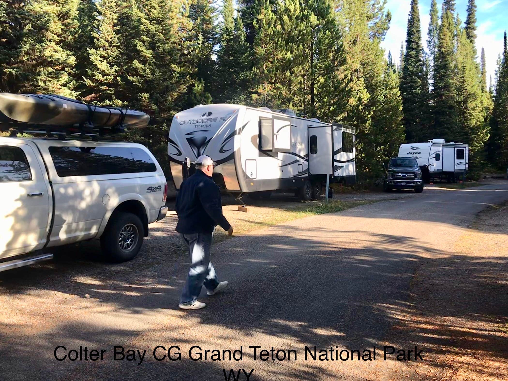 Teresa H.'s photo of rv camping at Colter Bay RV Park at Colter Bay Village — Grand Teton National Park near Grand Teton National Park