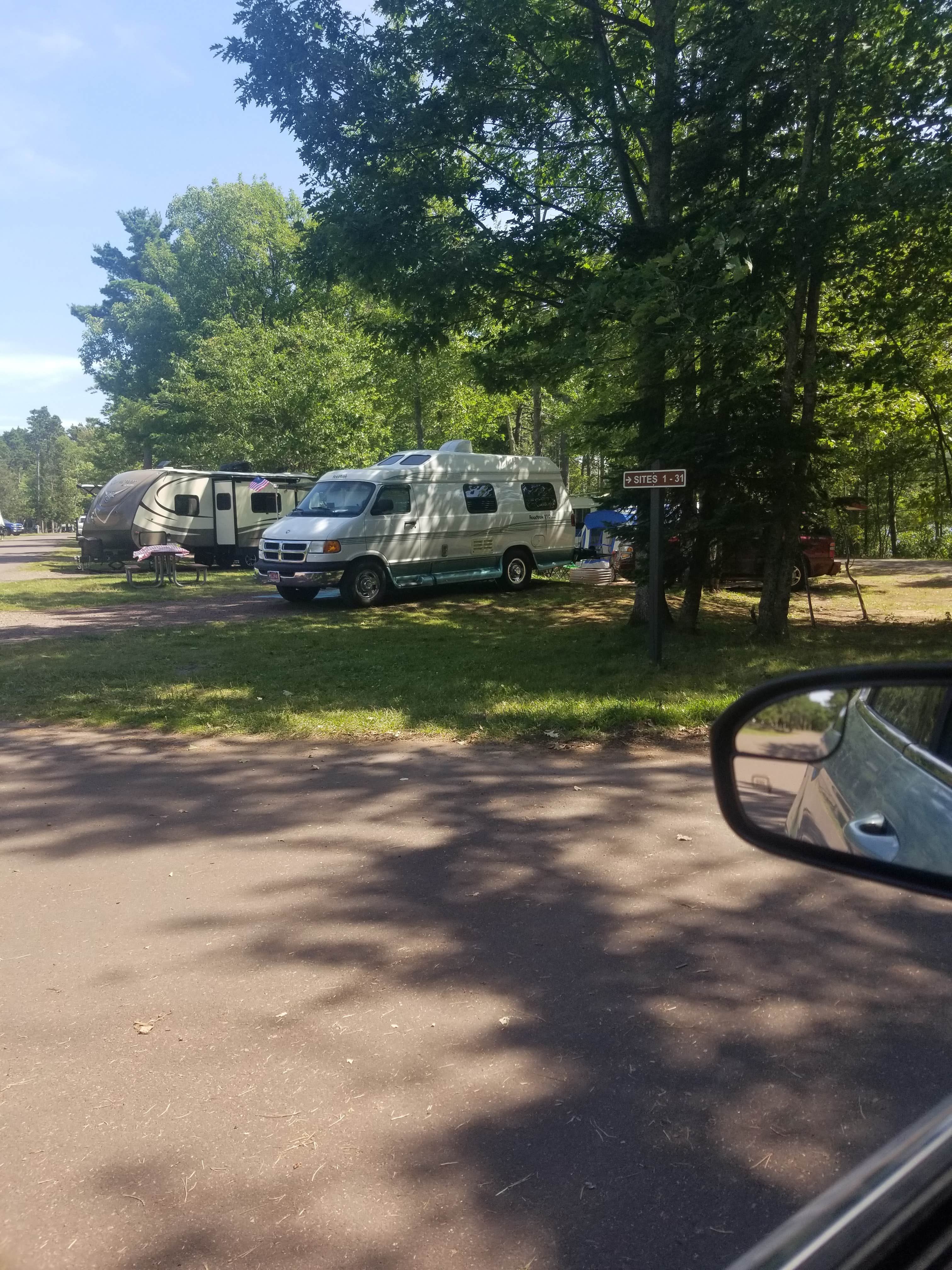 Lydia T.'s photo of rv camping at Fort Wilkins Historic State Park Campground near Houghton, MI